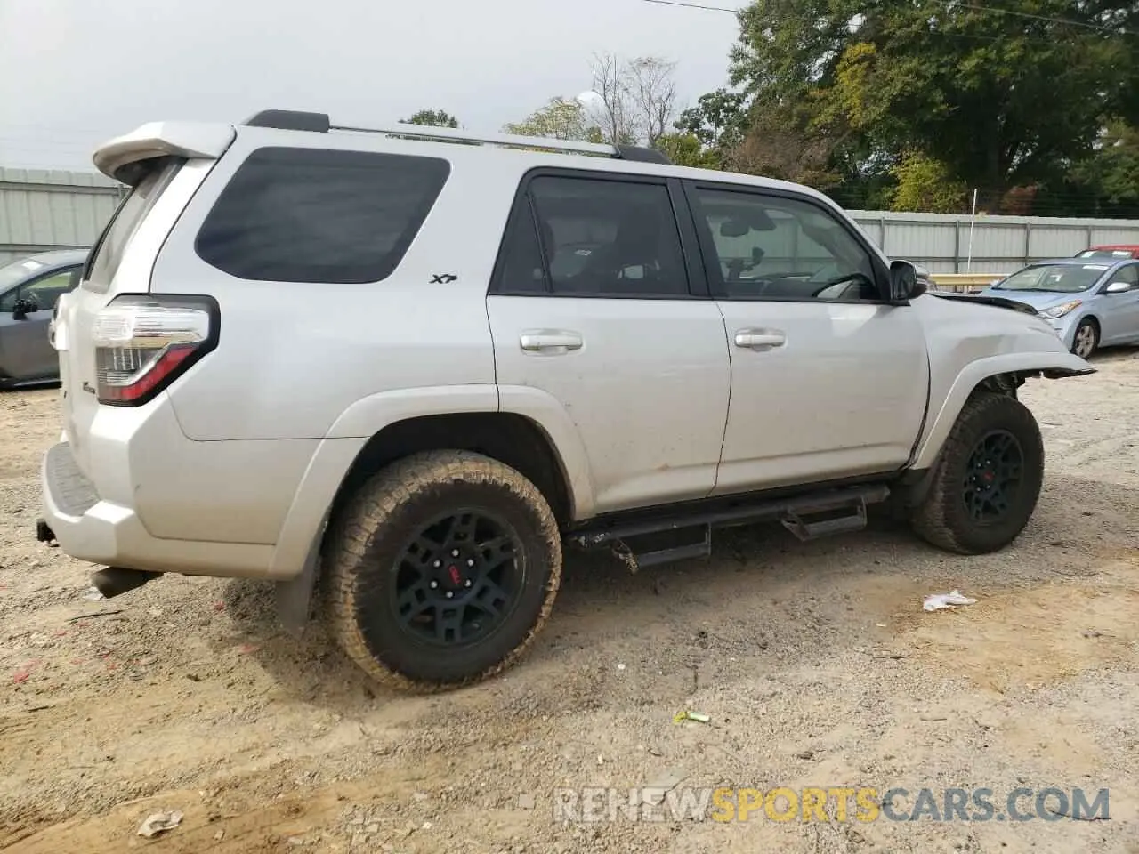 3 fotografías del automóvil dañado JTENU5JR5M5959757 TOYOTA 4RUNNER 2021