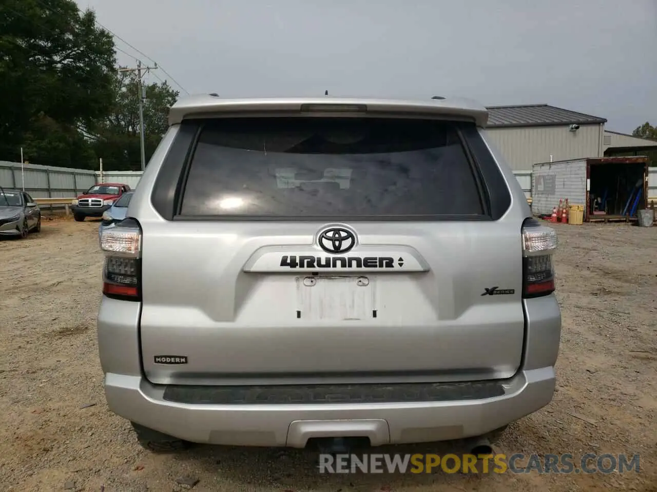 6 fotografías del automóvil dañado JTENU5JR5M5959757 TOYOTA 4RUNNER 2021