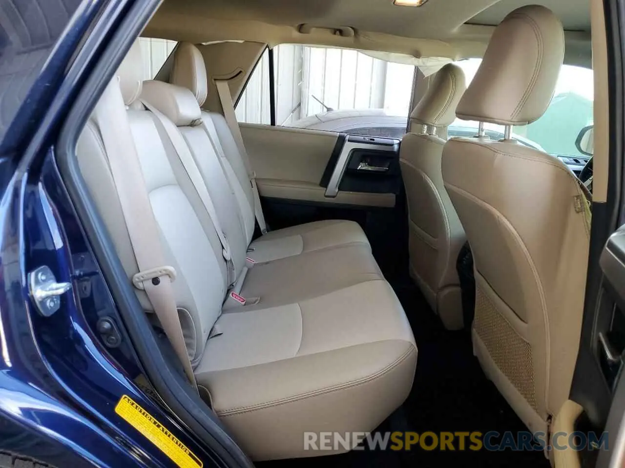 11 fotografías del automóvil dañado JTENU5JR6M5879335 TOYOTA 4RUNNER 2021