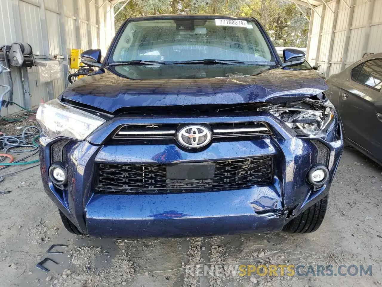 5 fotografías del automóvil dañado JTENU5JR6M5879335 TOYOTA 4RUNNER 2021