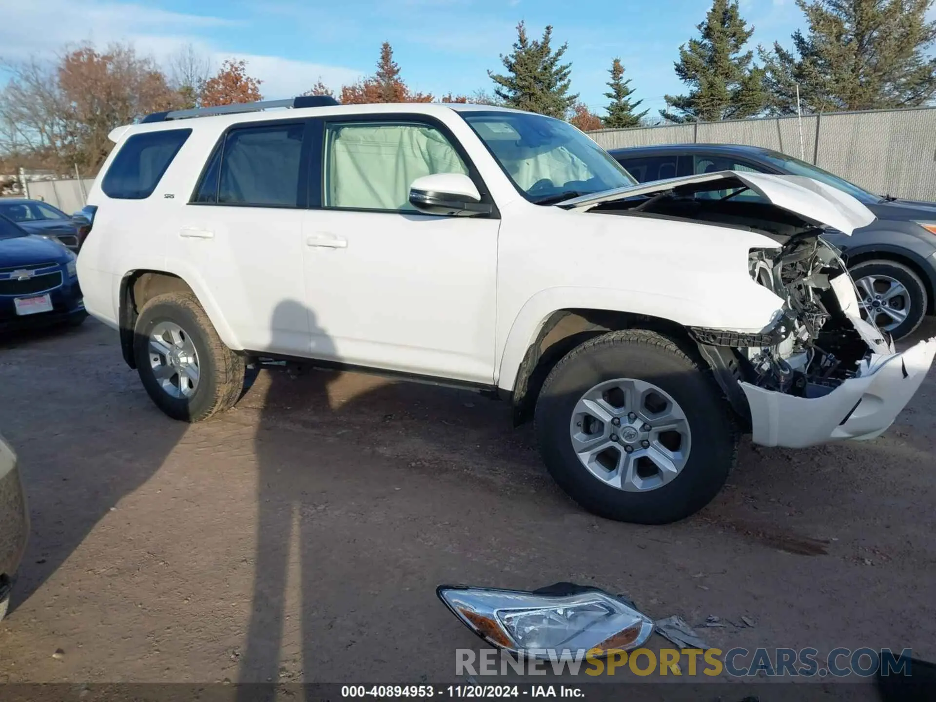 1 fotografías del automóvil dañado JTENU5JR6M5901494 TOYOTA 4RUNNER 2021