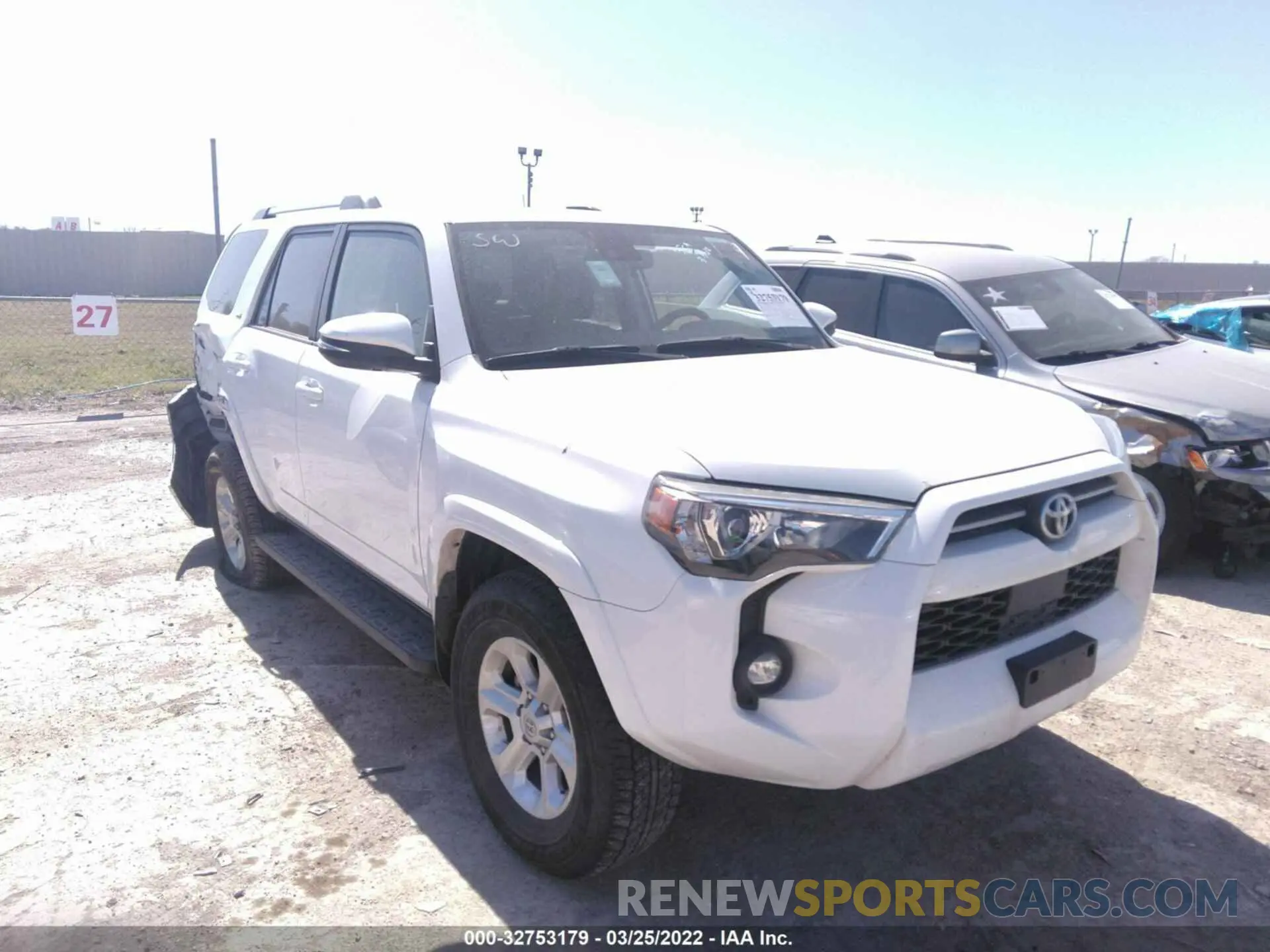 1 fotografías del automóvil dañado JTENU5JR6M5903553 TOYOTA 4RUNNER 2021