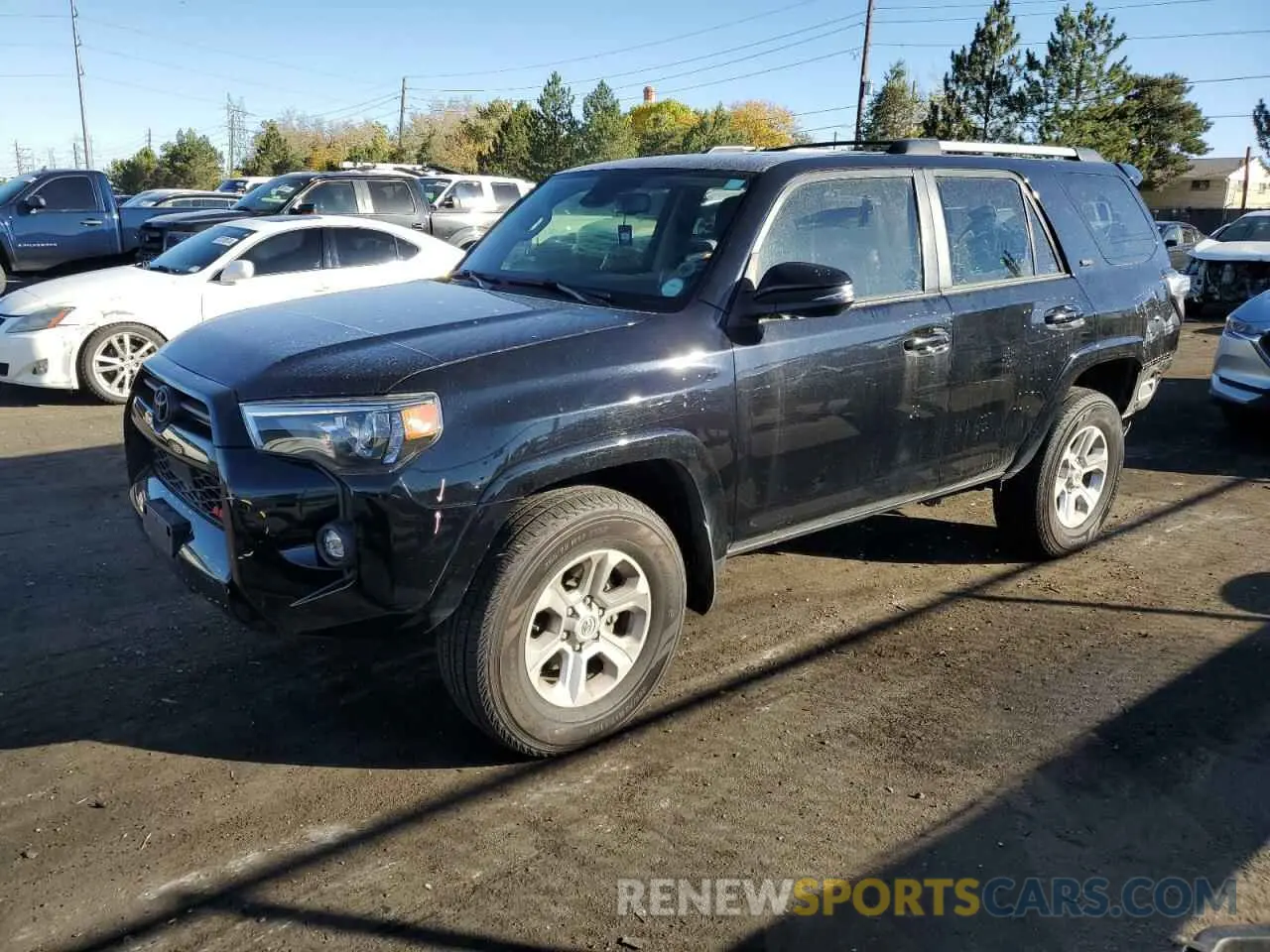 1 fotografías del automóvil dañado JTENU5JR7M5861233 TOYOTA 4RUNNER 2021