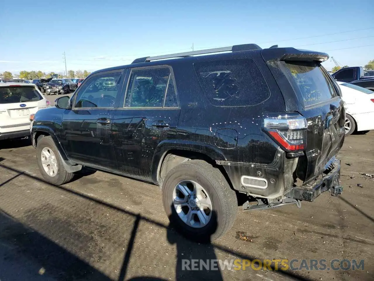 2 fotografías del automóvil dañado JTENU5JR7M5861233 TOYOTA 4RUNNER 2021