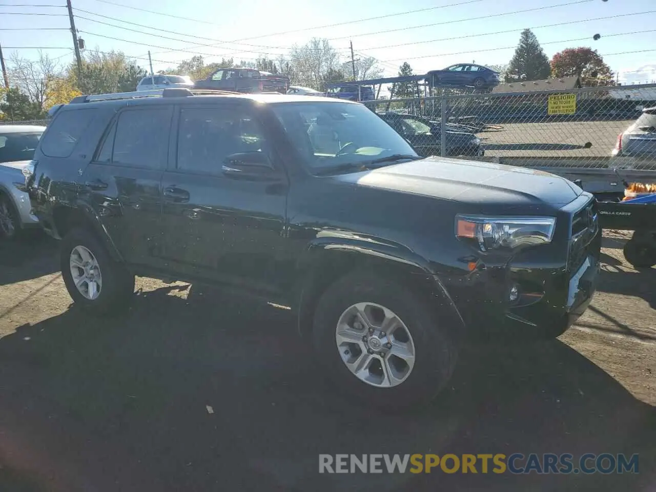 4 fotografías del automóvil dañado JTENU5JR7M5861233 TOYOTA 4RUNNER 2021