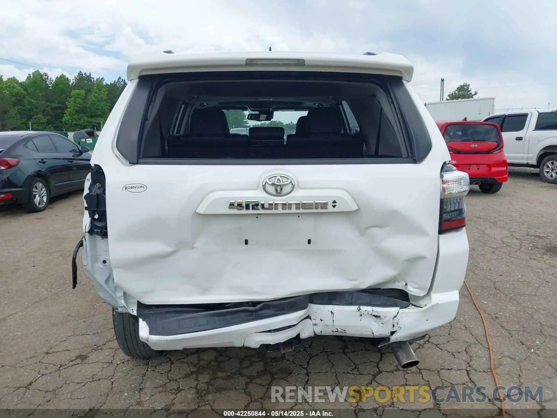 16 fotografías del automóvil dañado JTENU5JR7M5882244 TOYOTA 4RUNNER 2021