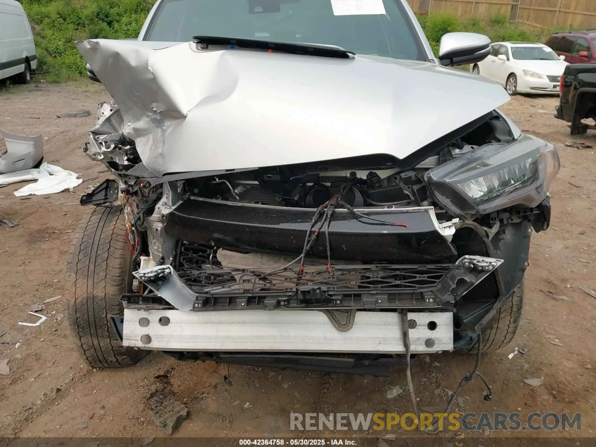 6 fotografías del automóvil dañado JTENU5JR7M5941650 TOYOTA 4RUNNER 2021