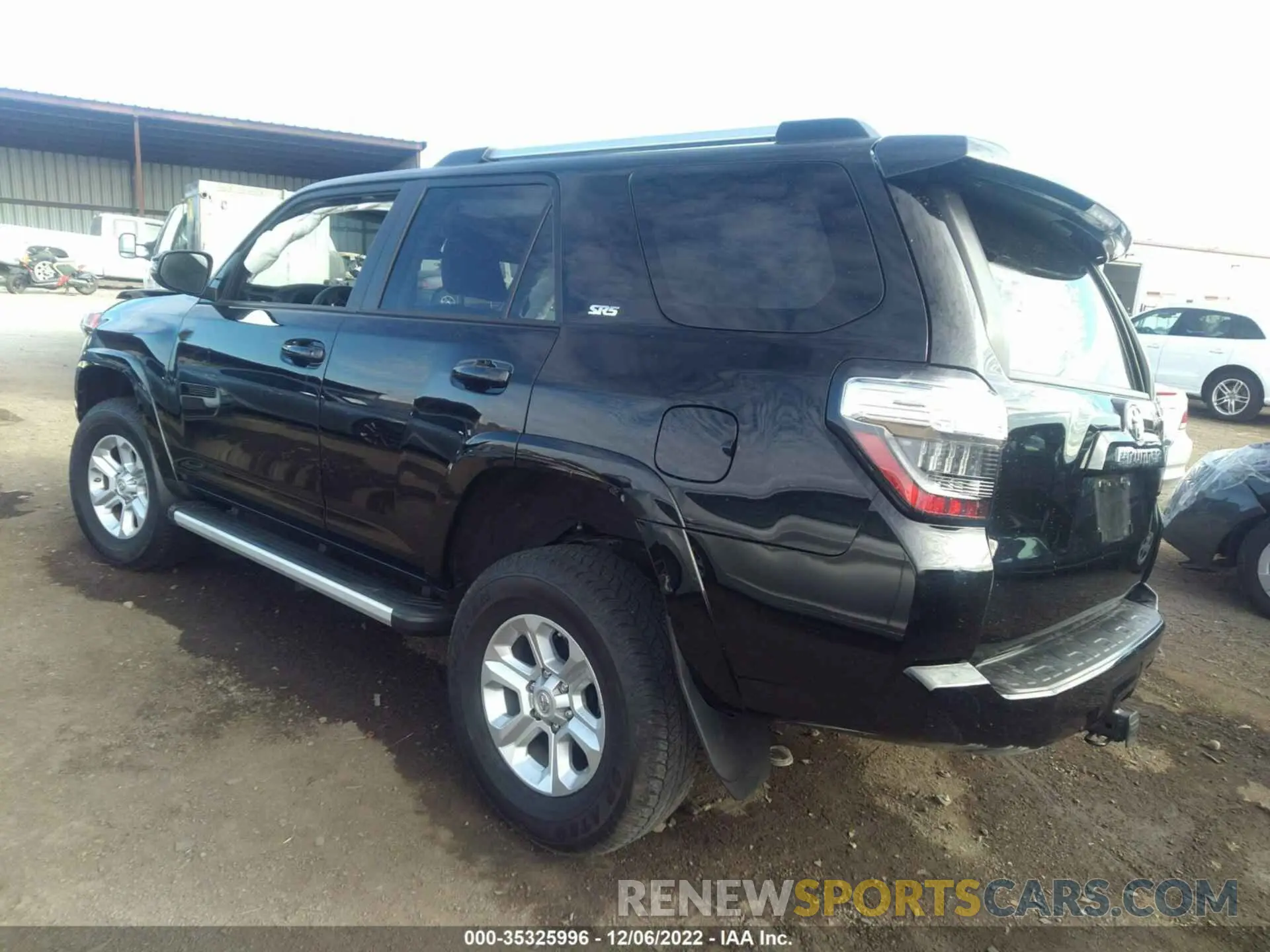 3 fotografías del automóvil dañado JTENU5JR8M5871883 TOYOTA 4RUNNER 2021