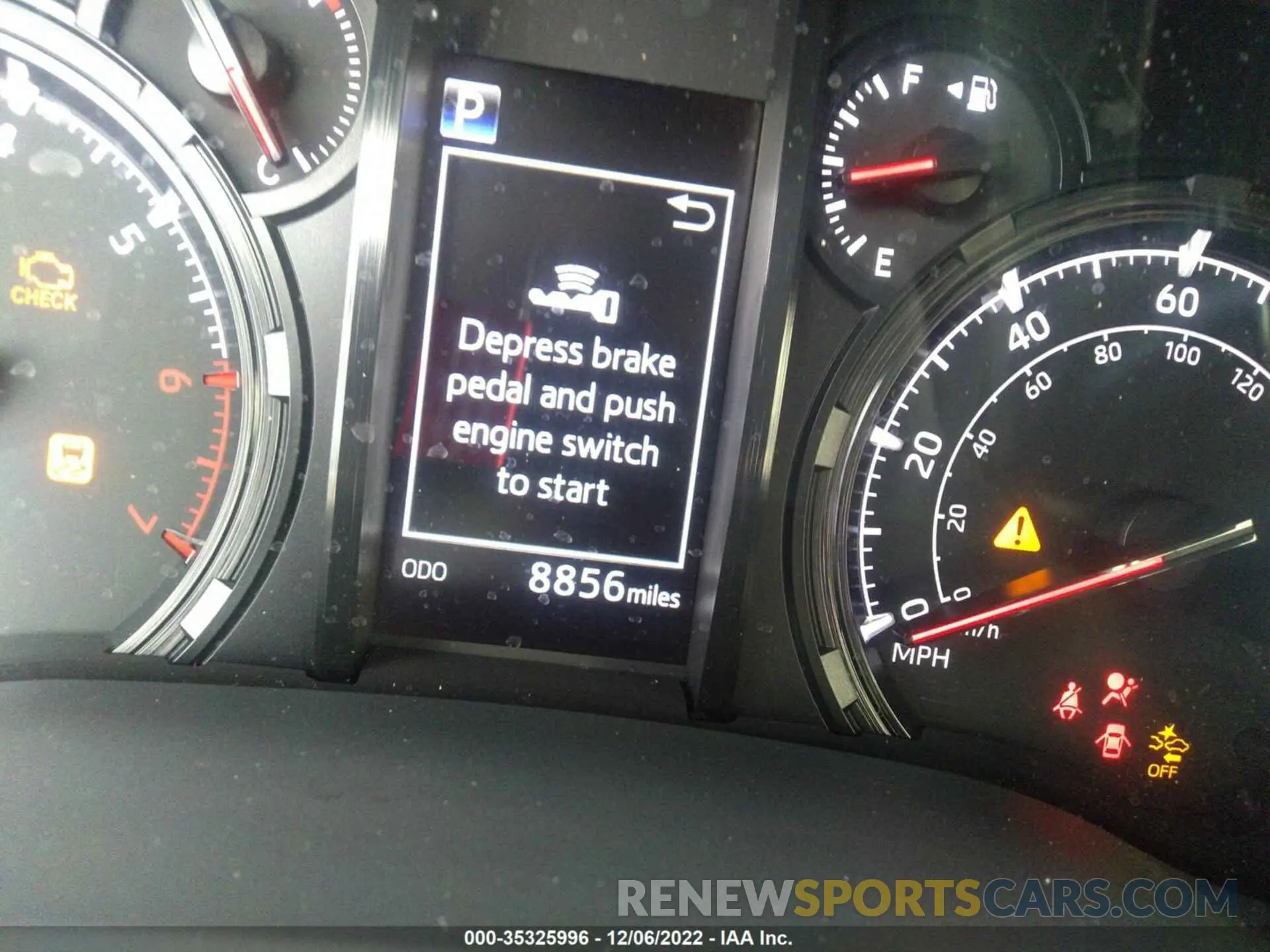 7 fotografías del automóvil dañado JTENU5JR8M5871883 TOYOTA 4RUNNER 2021