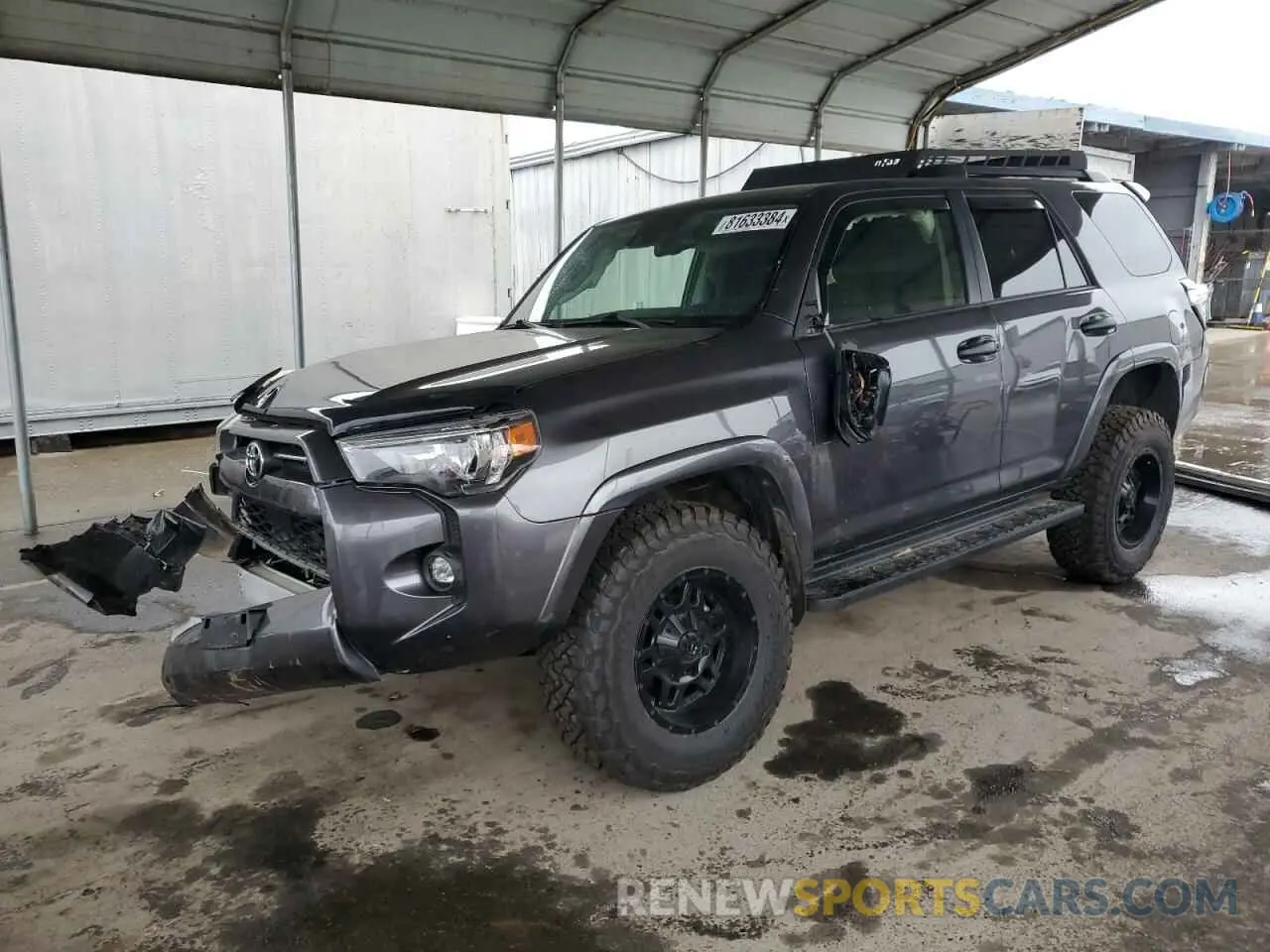 1 fotografías del automóvil dañado JTENU5JR9M5917110 TOYOTA 4RUNNER 2021