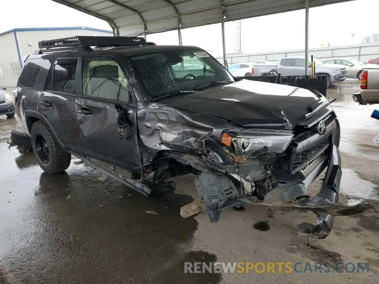 4 fotografías del automóvil dañado JTENU5JR9M5917110 TOYOTA 4RUNNER 2021