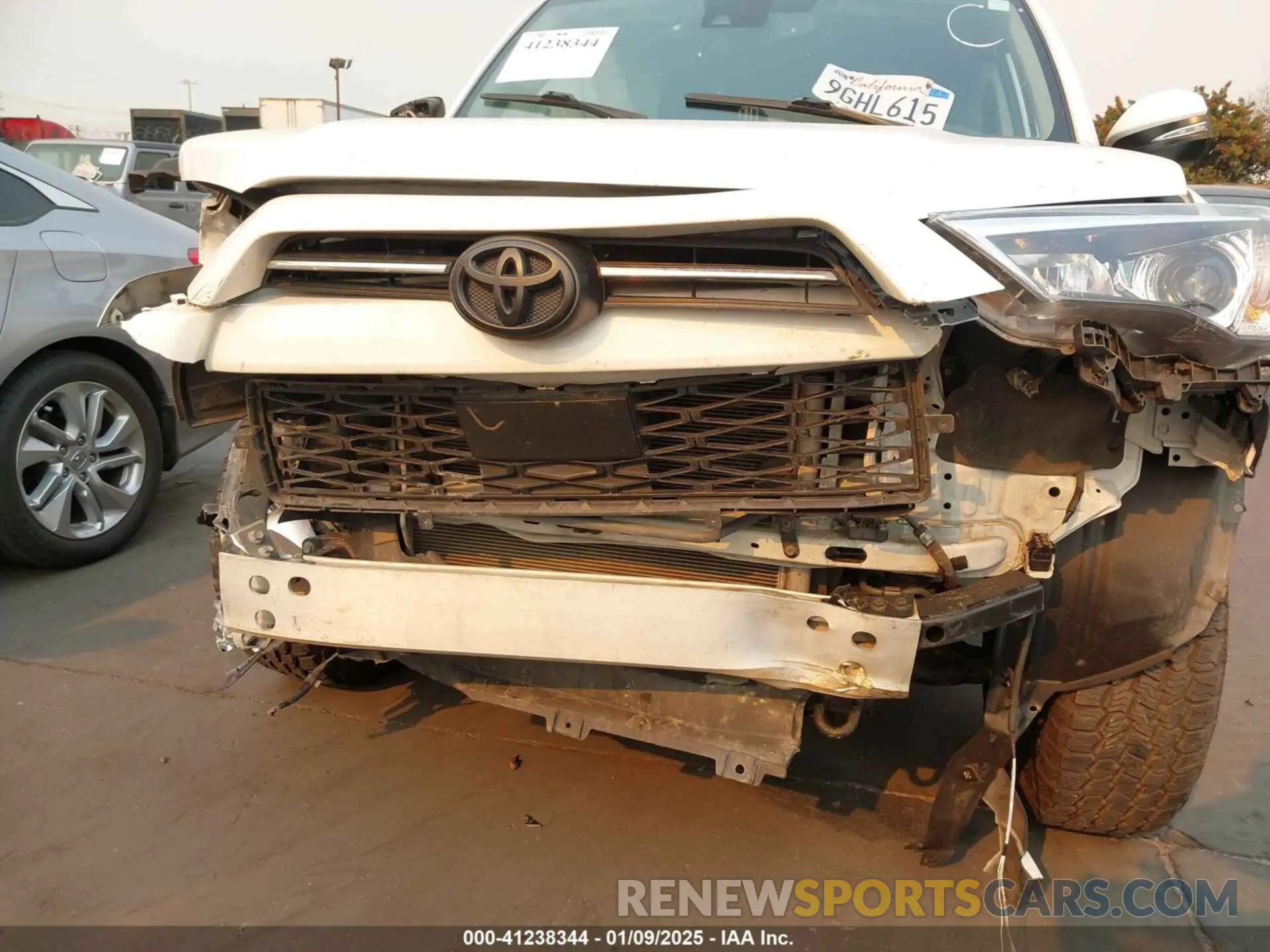 6 fotografías del automóvil dañado JTENU5JR9M5930729 TOYOTA 4RUNNER 2021