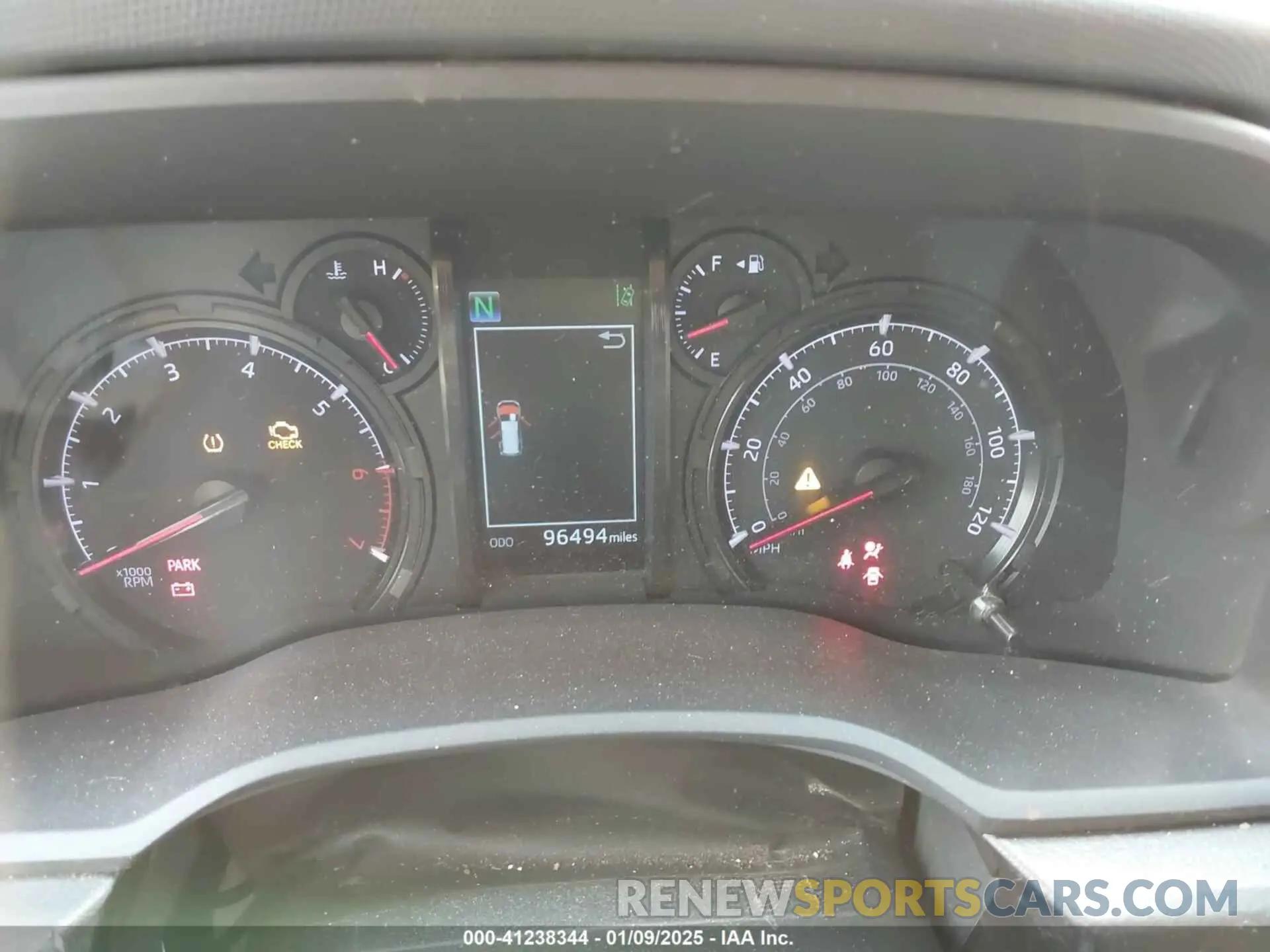 7 fotografías del automóvil dañado JTENU5JR9M5930729 TOYOTA 4RUNNER 2021