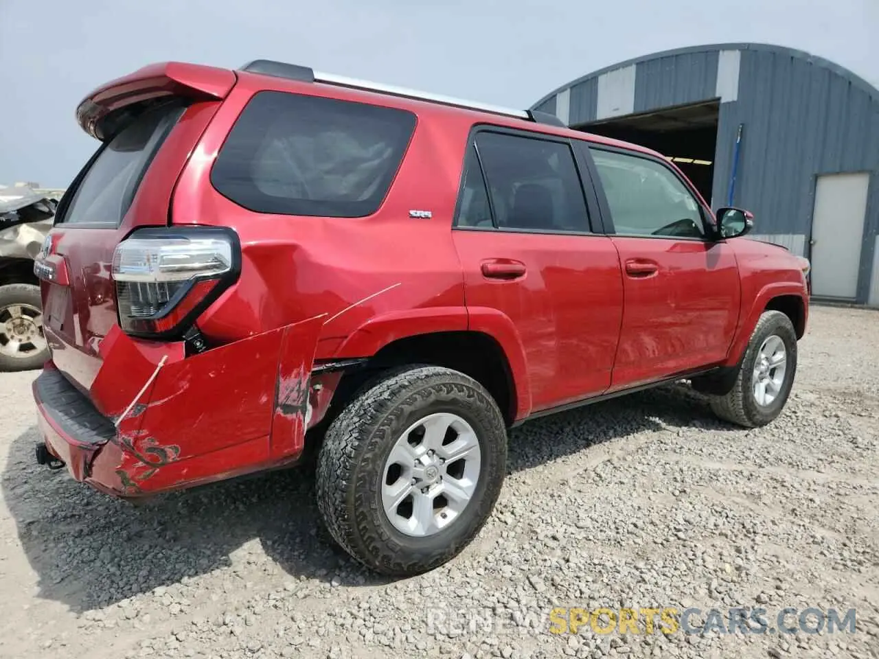 3 fotografías del automóvil dañado JTENU5JRXM5890743 TOYOTA 4RUNNER 2021