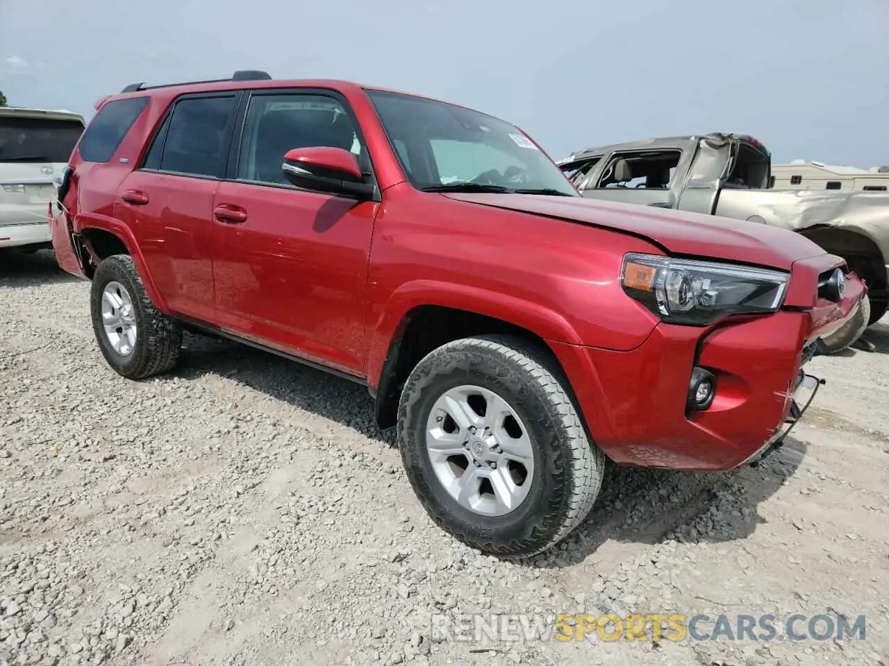 4 fotografías del automóvil dañado JTENU5JRXM5890743 TOYOTA 4RUNNER 2021