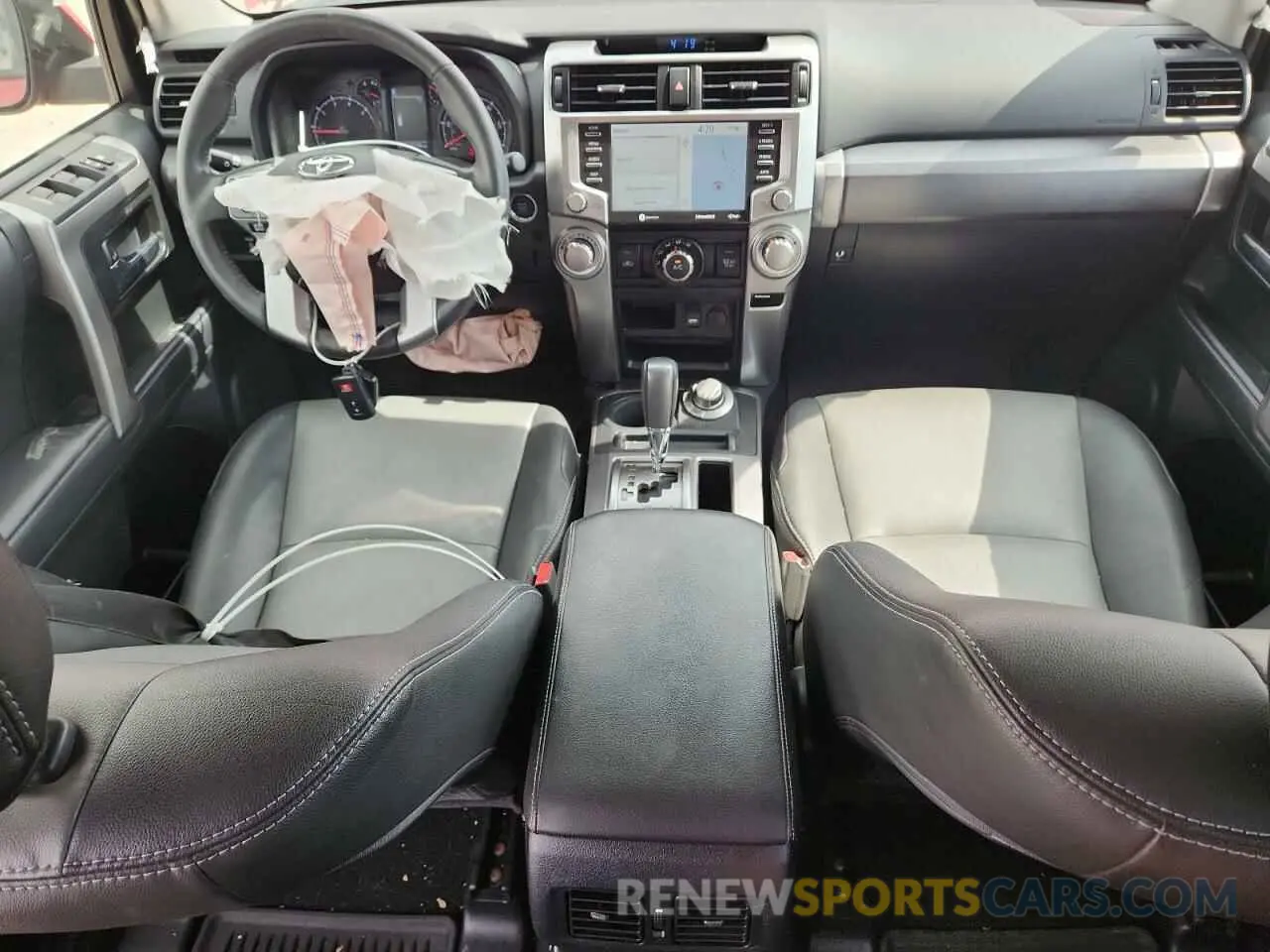 8 fotografías del automóvil dañado JTENU5JRXM5890743 TOYOTA 4RUNNER 2021