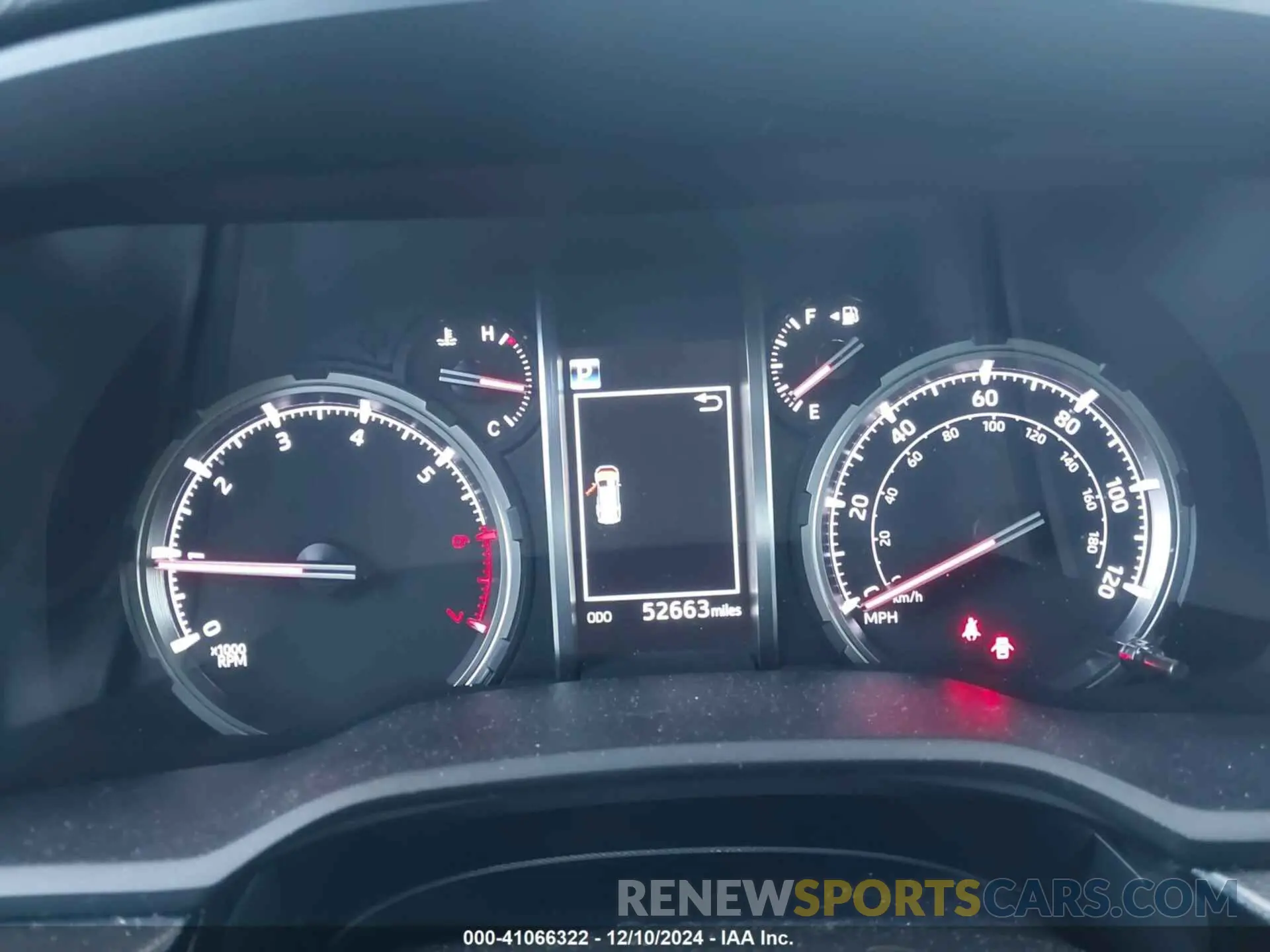 6 fotografías del automóvil dañado JTEPU5JR3M5918035 TOYOTA 4RUNNER 2021