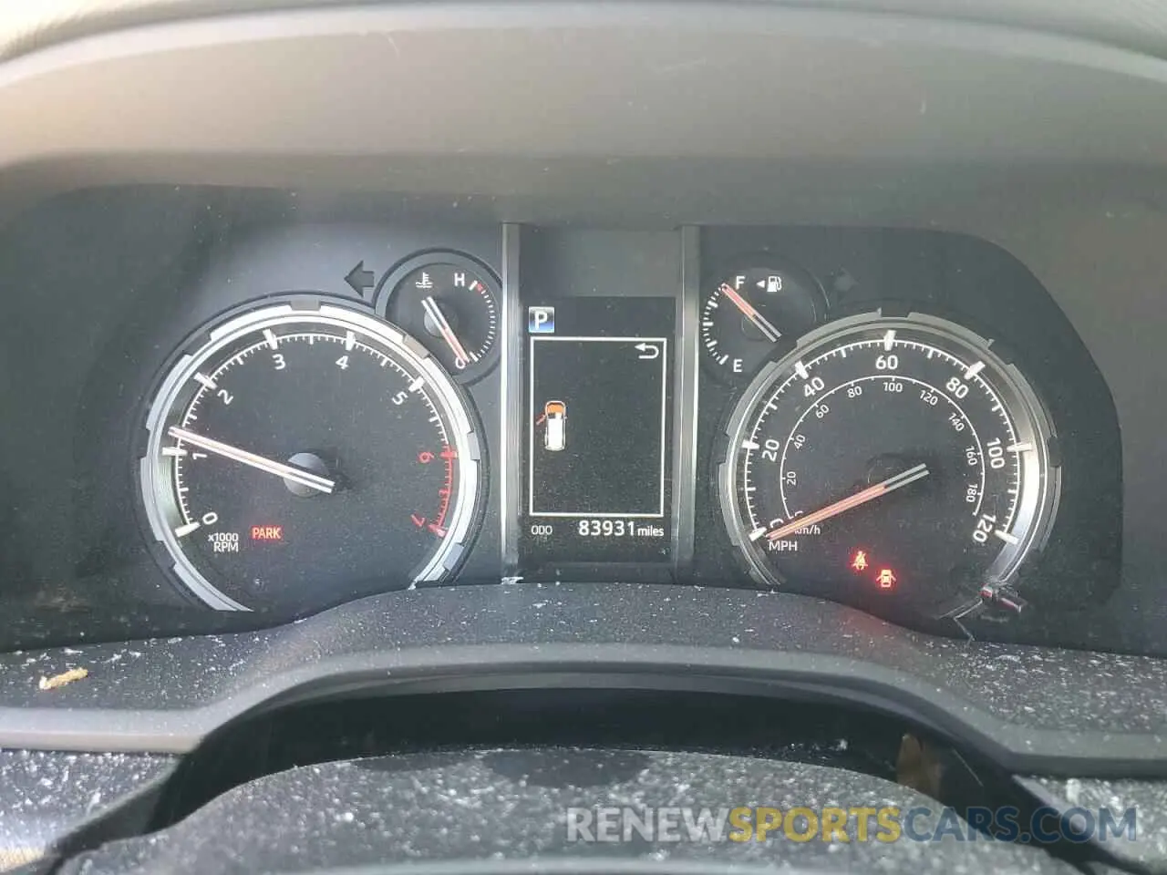 9 fotografías del automóvil dañado JTEPU5JR4M5839411 TOYOTA 4RUNNER 2021