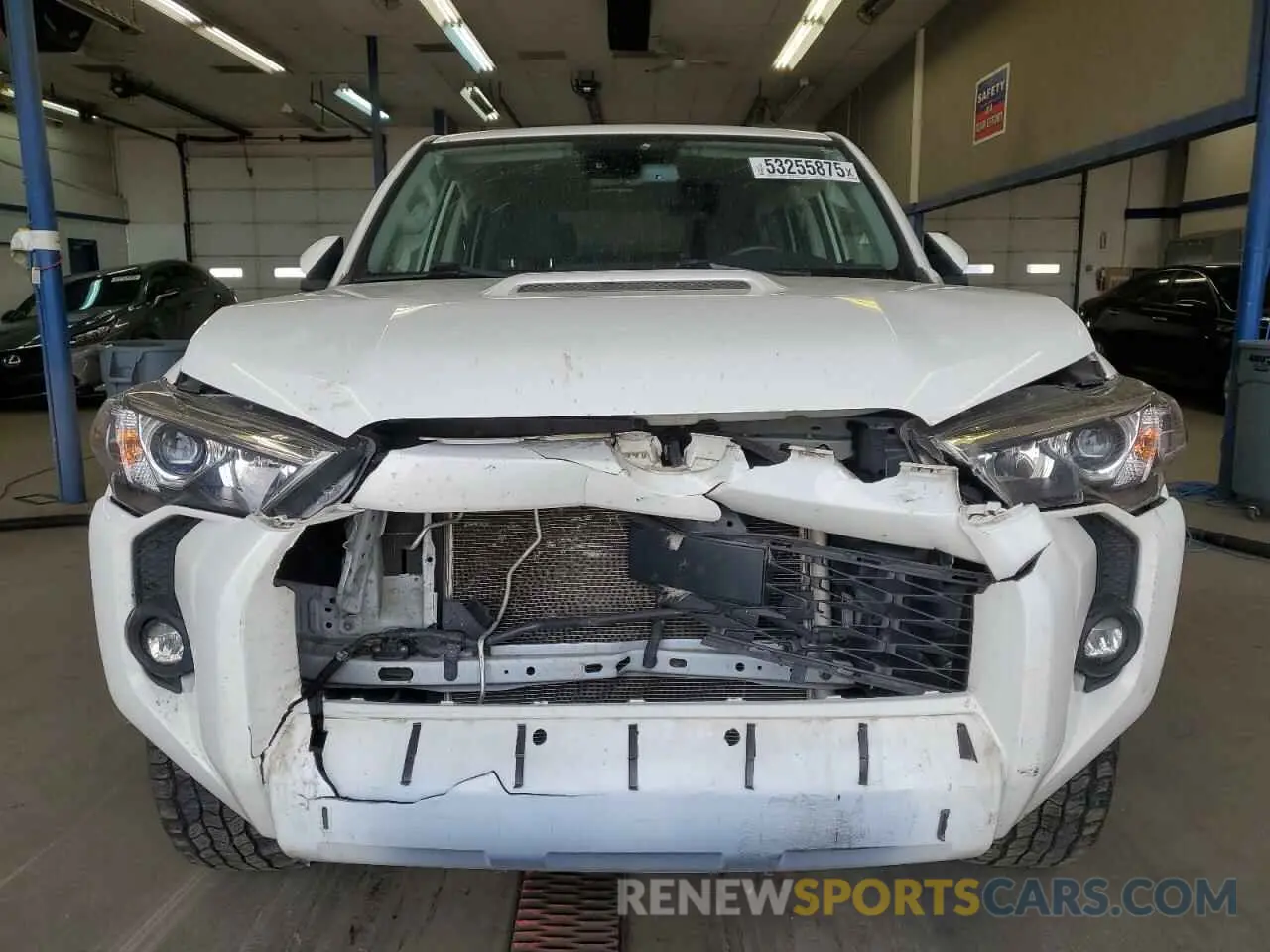 5 fotografías del automóvil dañado JTEPU5JR4M5867497 TOYOTA 4RUNNER 2021