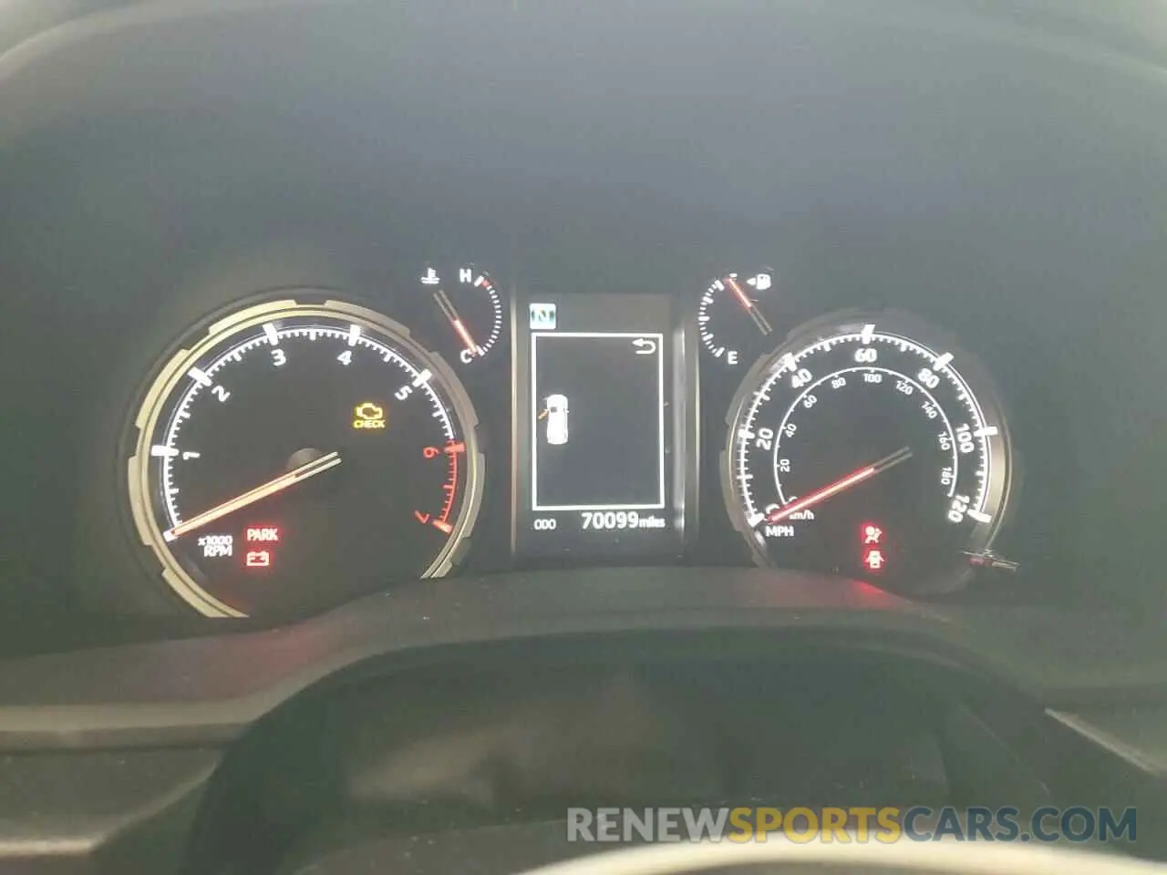 9 fotografías del automóvil dañado JTEPU5JR4M5867497 TOYOTA 4RUNNER 2021