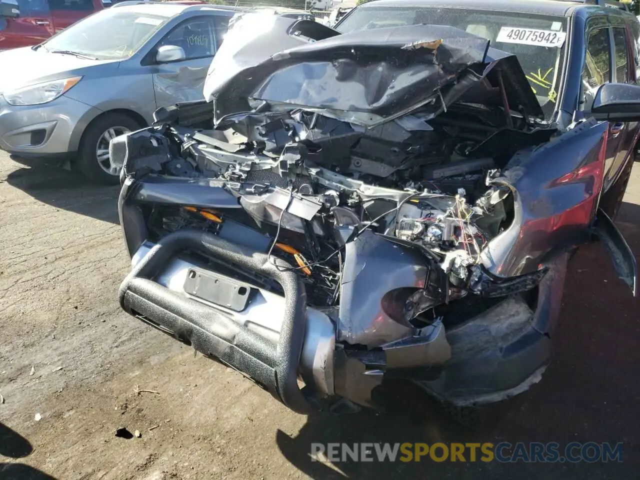9 fotografías del automóvil dañado JTEPU5JR6M5956844 TOYOTA 4RUNNER 2021