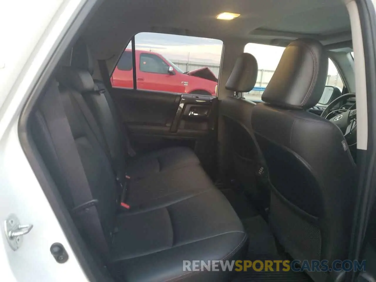 10 fotografías del automóvil dañado JTERU5JR0M5860300 TOYOTA 4RUNNER 2021