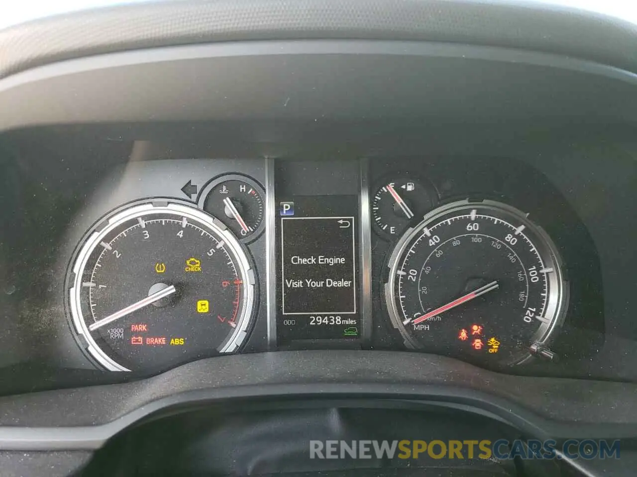 9 fotografías del automóvil dañado JTERU5JR1M5937871 TOYOTA 4RUNNER 2021