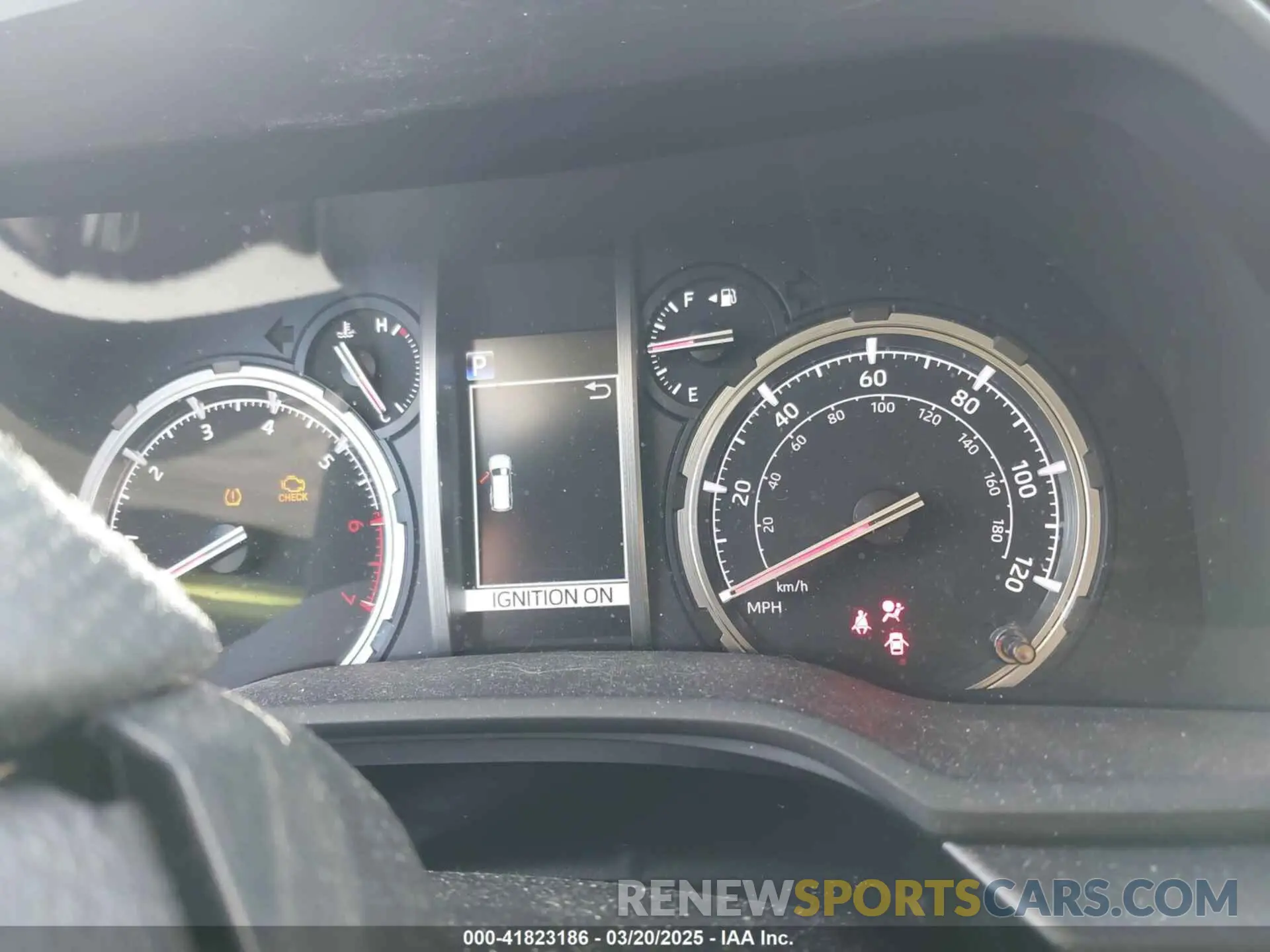 7 fotografías del automóvil dañado JTERU5JR1M5970644 TOYOTA 4RUNNER 2021