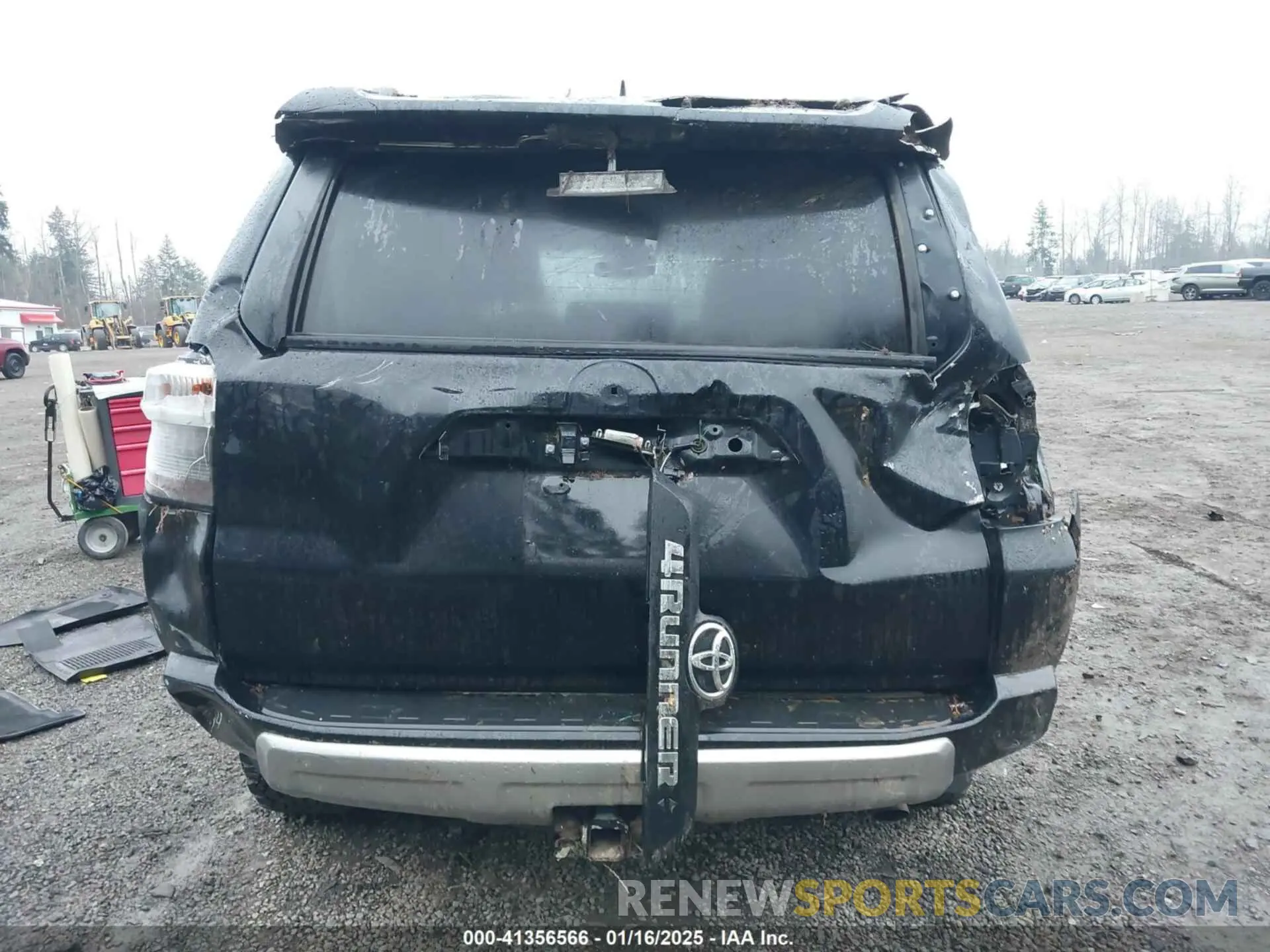 16 fotografías del automóvil dañado JTERU5JR3M5843443 TOYOTA 4RUNNER 2021