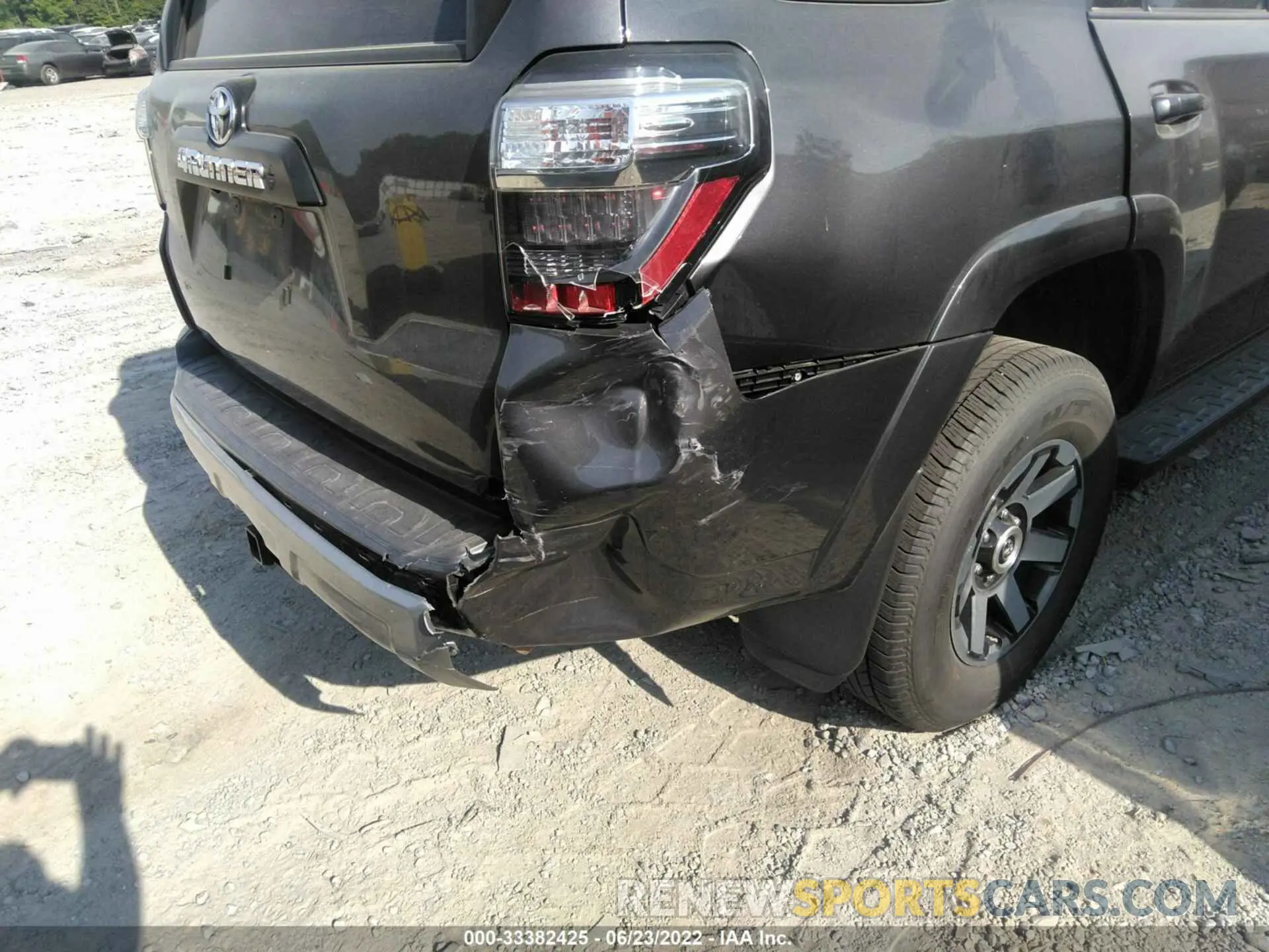 6 fotografías del automóvil dañado JTERU5JR3M5920716 TOYOTA 4RUNNER 2021