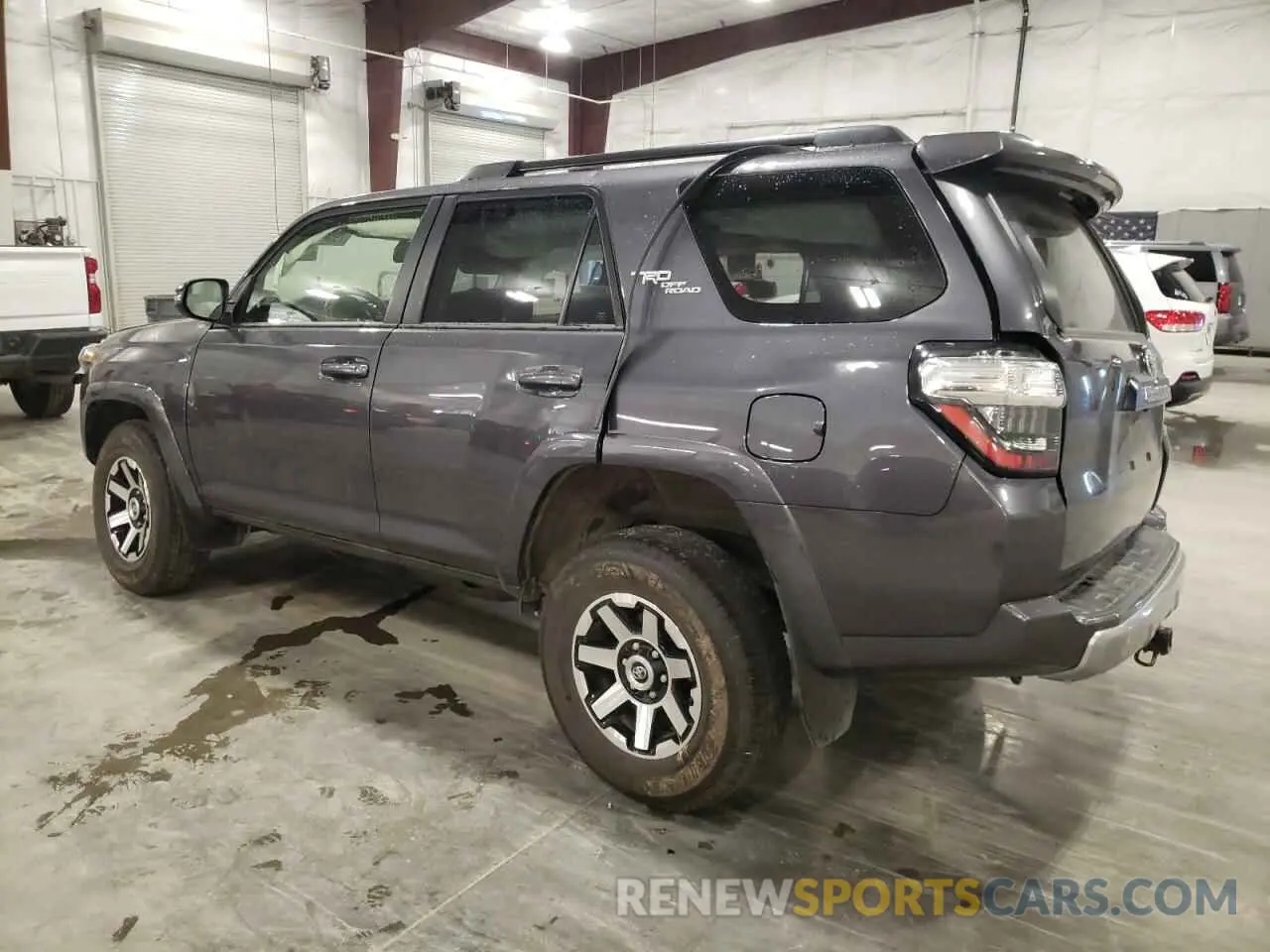 2 fotografías del automóvil dañado JTERU5JR4M5864012 TOYOTA 4RUNNER 2021
