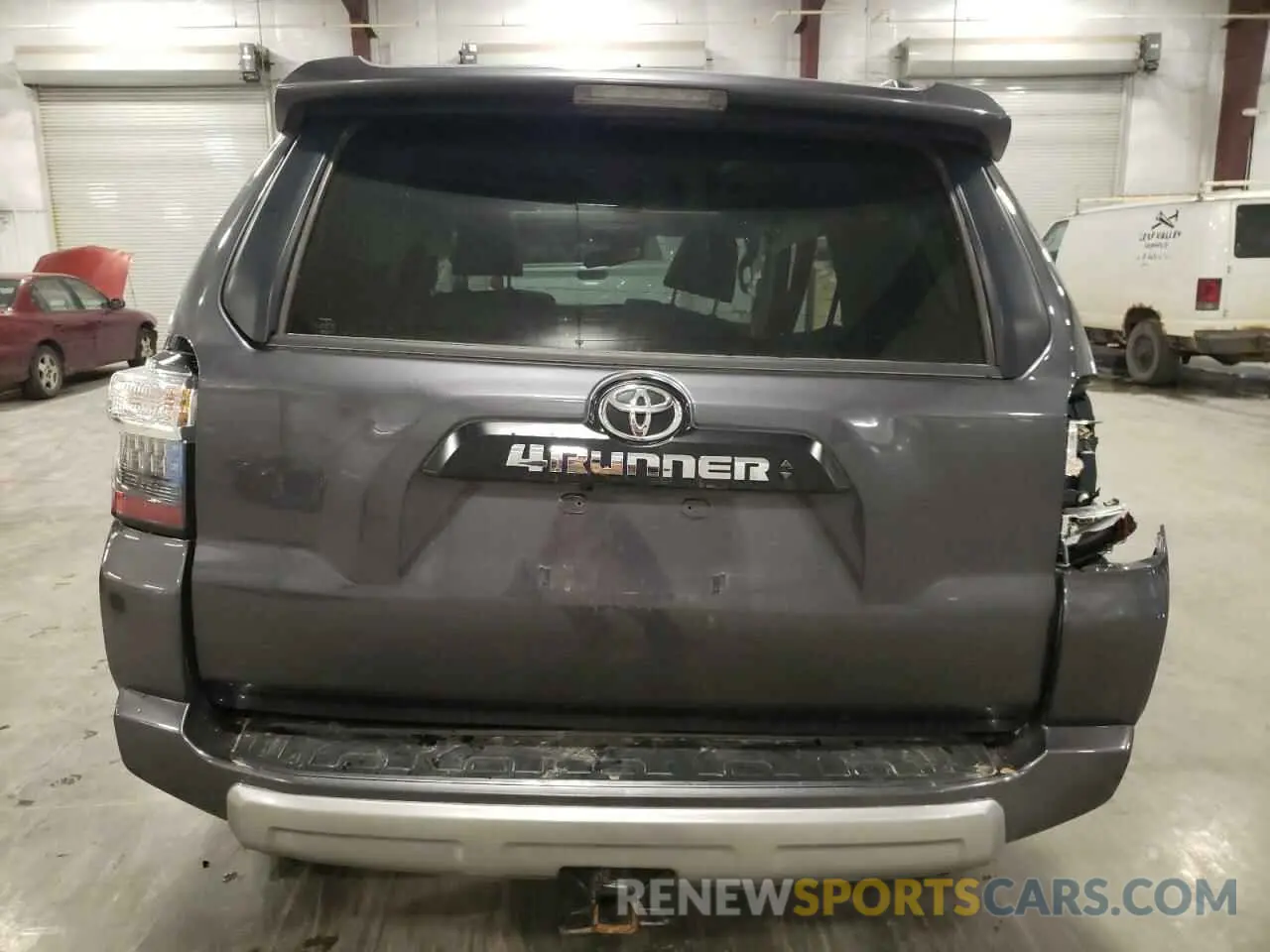 6 fotografías del automóvil dañado JTERU5JR4M5864012 TOYOTA 4RUNNER 2021