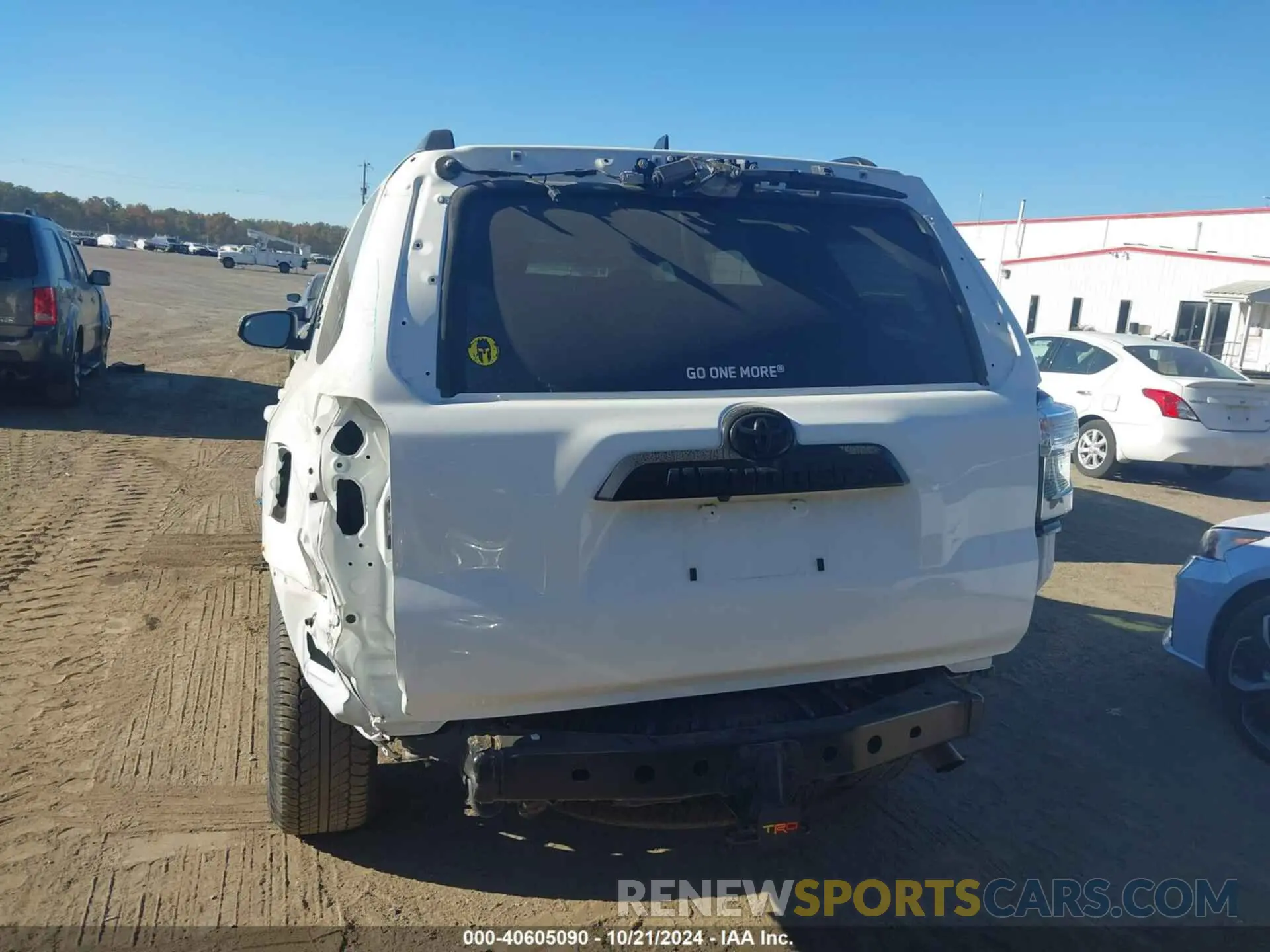 17 fotografías del automóvil dañado JTERU5JR4M5961095 TOYOTA 4RUNNER 2021