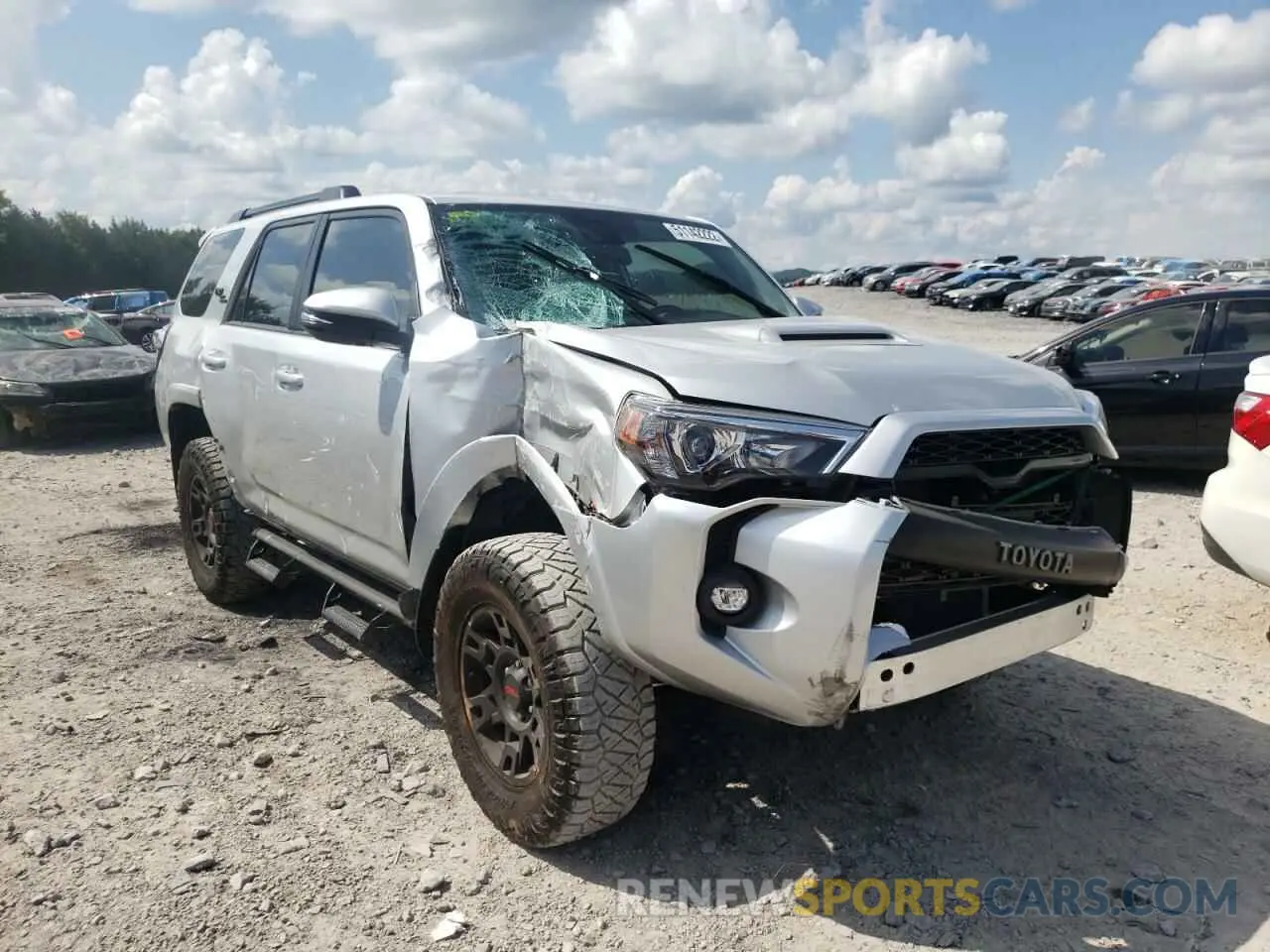 1 fotografías del automóvil dañado JTERU5JR5M5926517 TOYOTA 4RUNNER 2021
