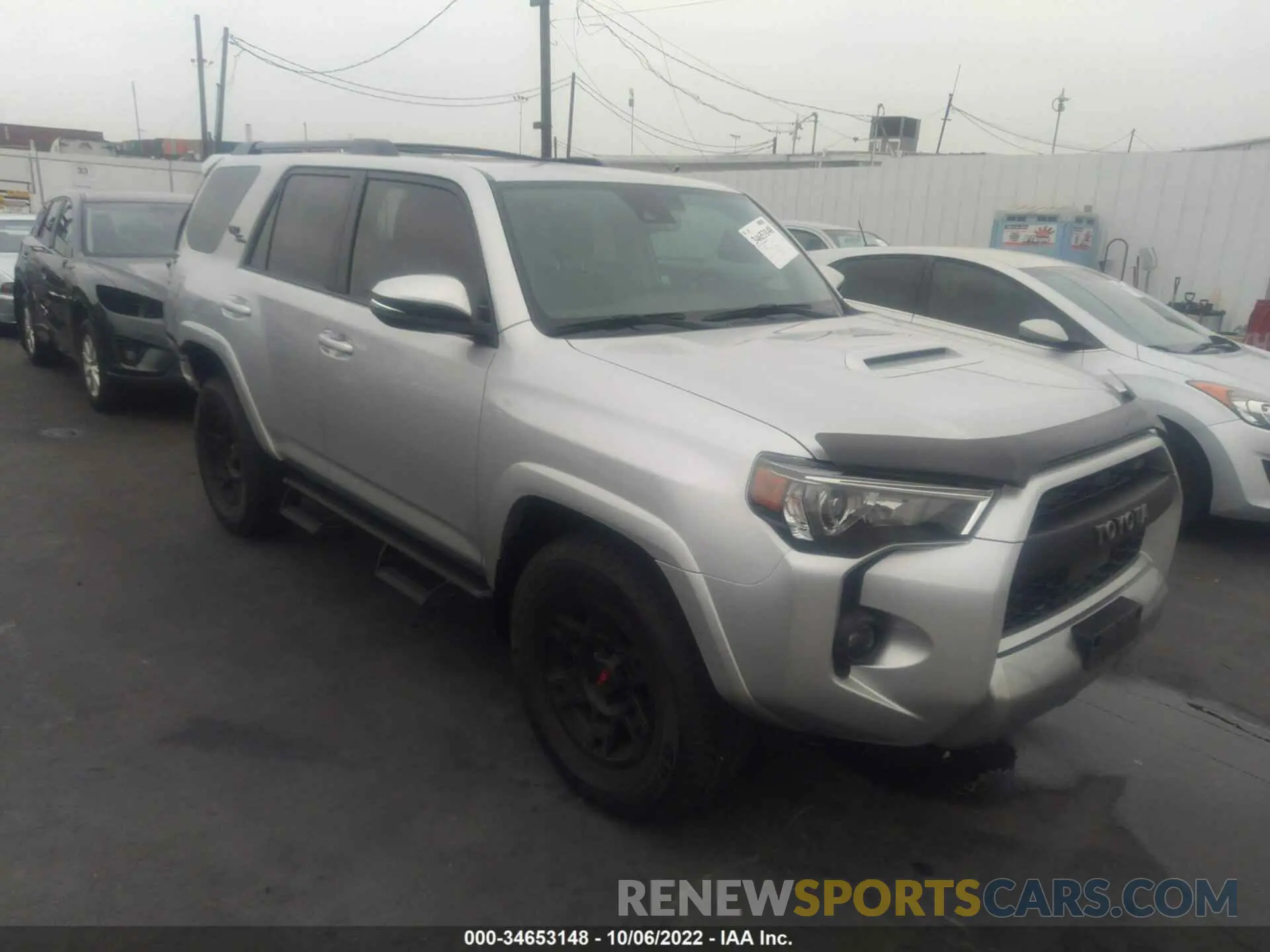 1 fotografías del automóvil dañado JTERU5JR7M5939530 TOYOTA 4RUNNER 2021