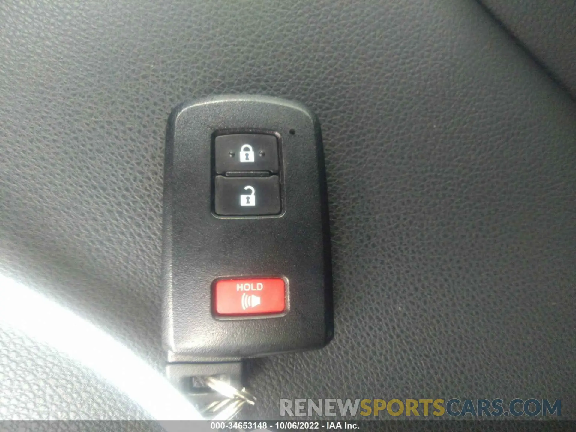11 fotografías del automóvil dañado JTERU5JR7M5939530 TOYOTA 4RUNNER 2021