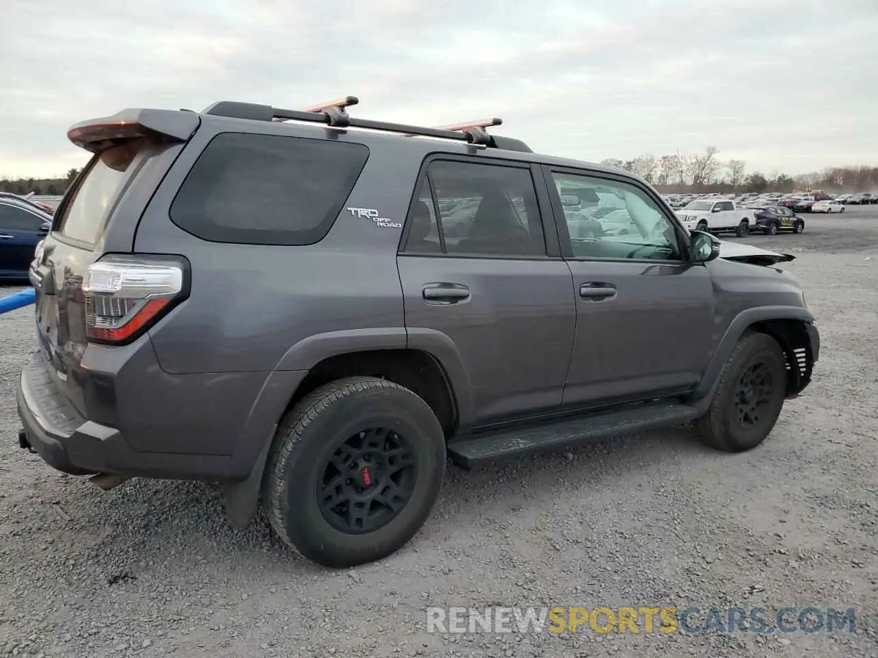 3 fotografías del automóvil dañado JTERU5JR8M5900493 TOYOTA 4RUNNER 2021