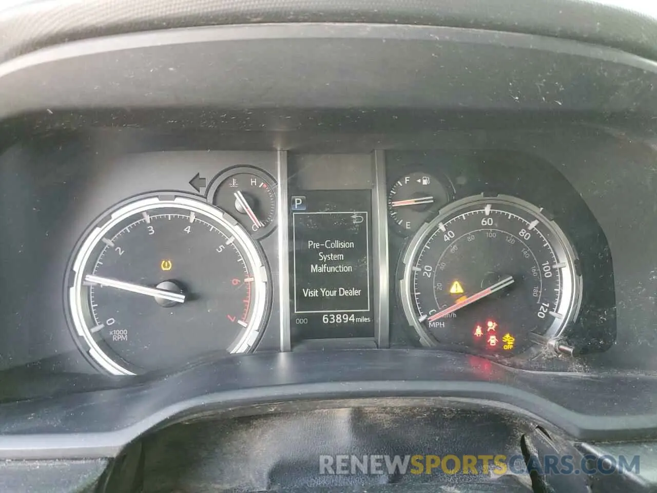 9 fotografías del automóvil dañado JTERU5JR8M5913227 TOYOTA 4RUNNER 2021