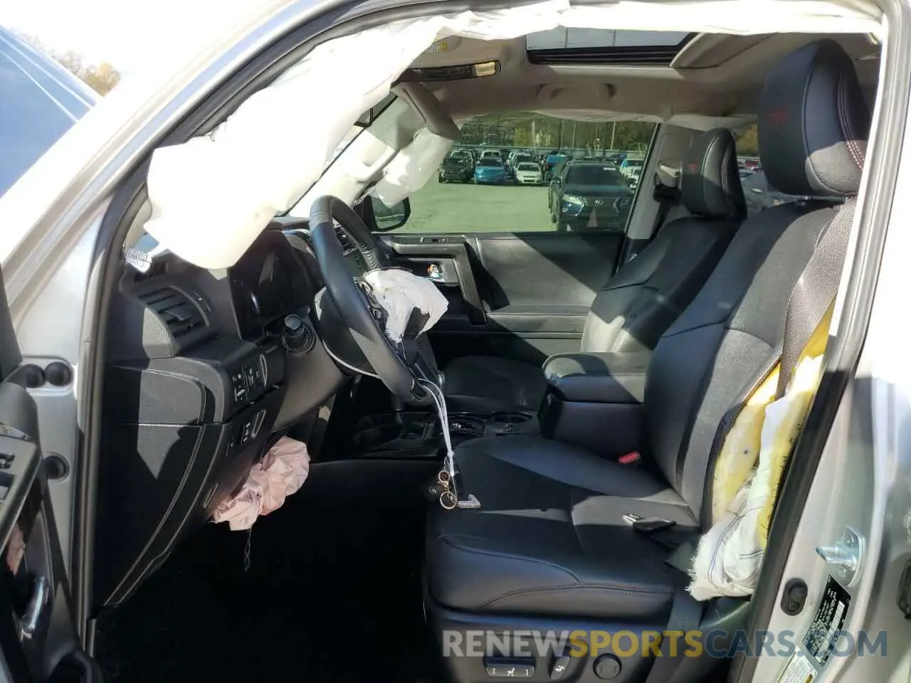 7 fotografías del automóvil dañado JTERU5JRXM5944561 TOYOTA 4RUNNER 2021