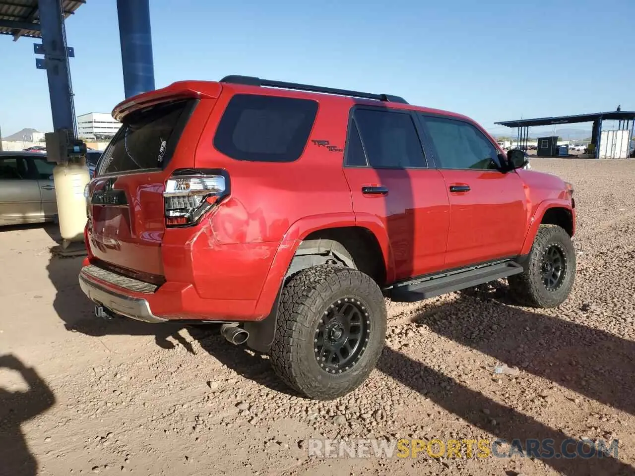 3 fotografías del automóvil dañado JTERU5JRXM5954331 TOYOTA 4RUNNER 2021