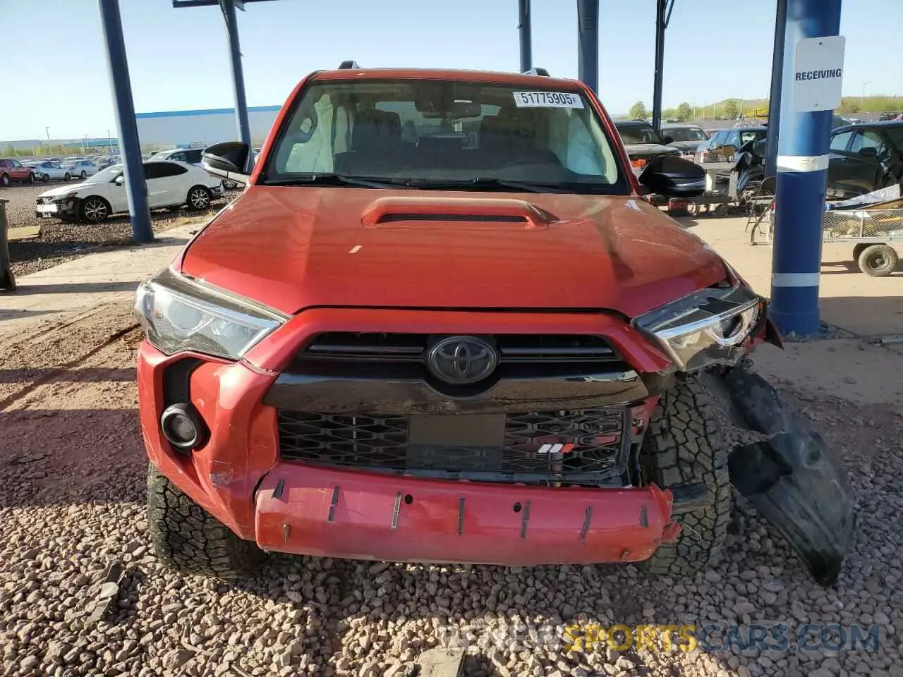 5 fotografías del automóvil dañado JTERU5JRXM5954331 TOYOTA 4RUNNER 2021