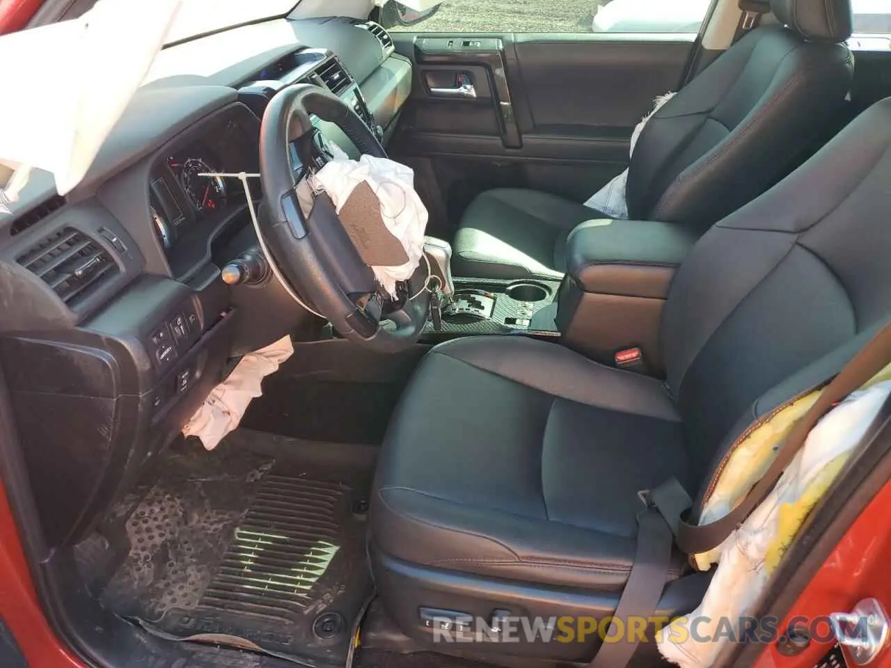 7 fotografías del automóvil dañado JTERU5JRXM5954331 TOYOTA 4RUNNER 2021