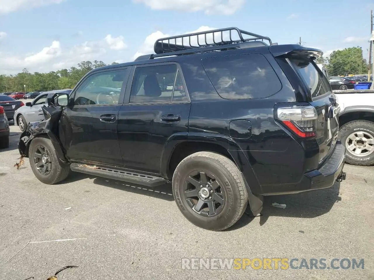 2 fotografías del automóvil dañado JTEZU5JR2M5232447 TOYOTA 4RUNNER 2021