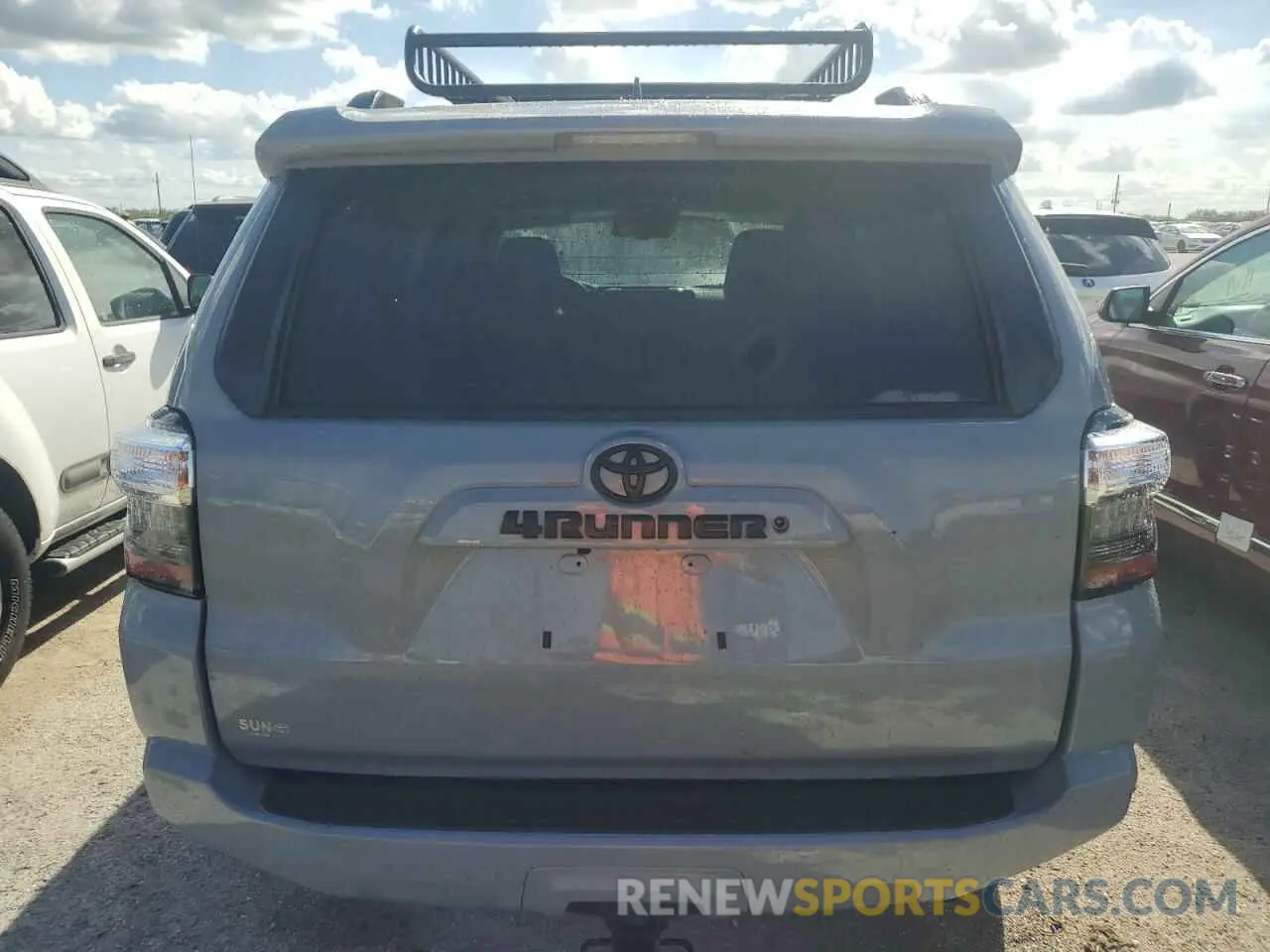 6 fotografías del automóvil dañado JTEZU5JR6M5234959 TOYOTA 4RUNNER 2021