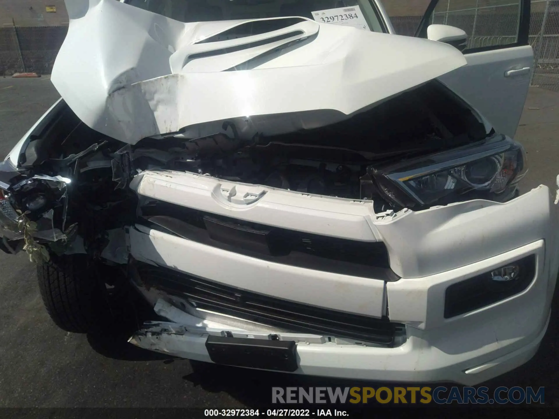 6 fotografías del automóvil dañado JTEAU5JR3N5257579 TOYOTA 4RUNNER 2022