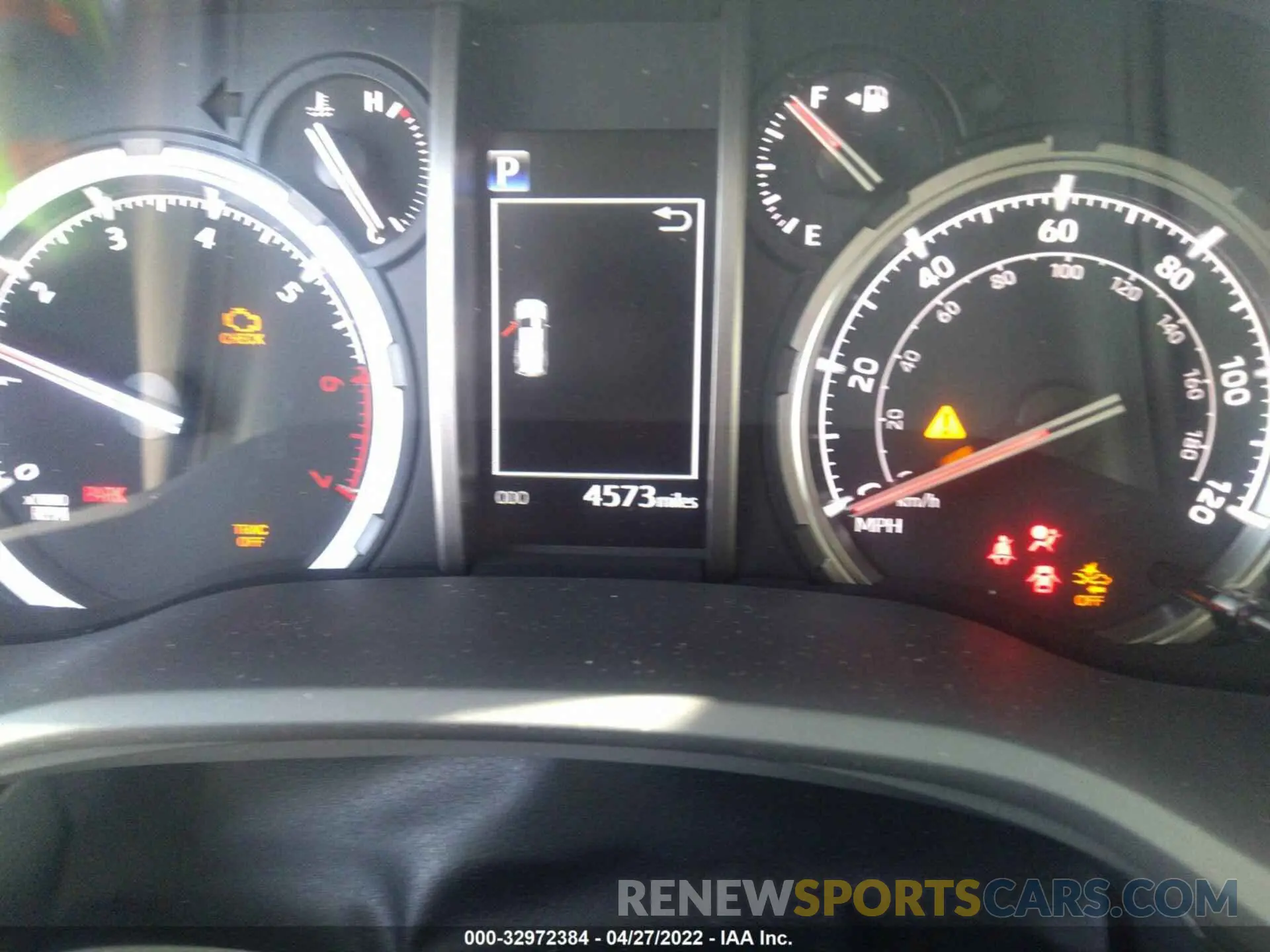 7 fotografías del automóvil dañado JTEAU5JR3N5257579 TOYOTA 4RUNNER 2022