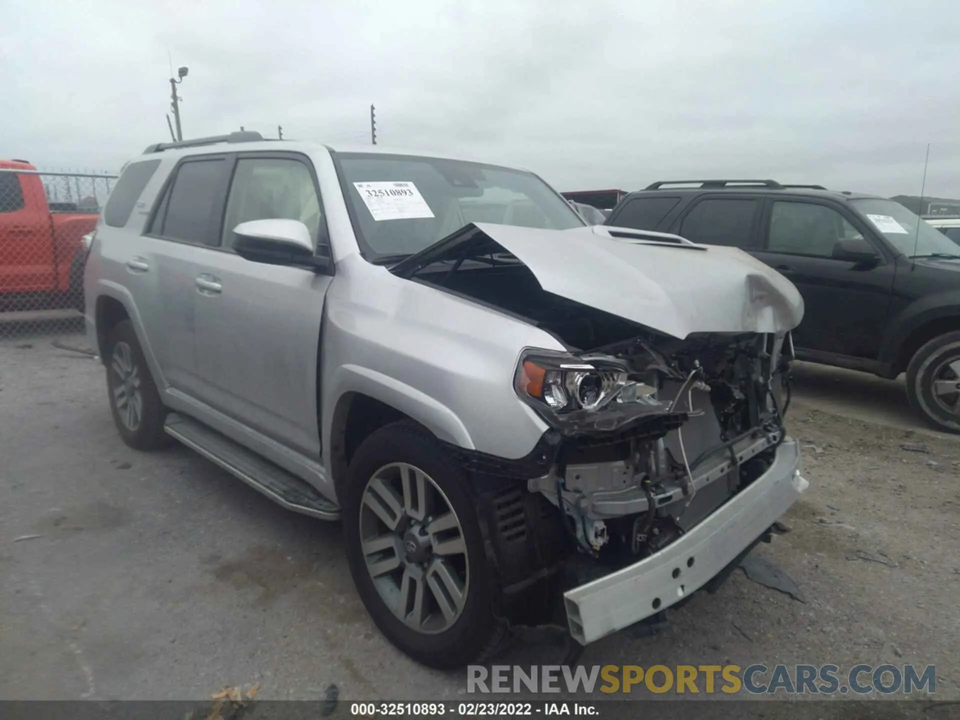 1 fotografías del automóvil dañado JTEAU5JR4N5254089 TOYOTA 4RUNNER 2022