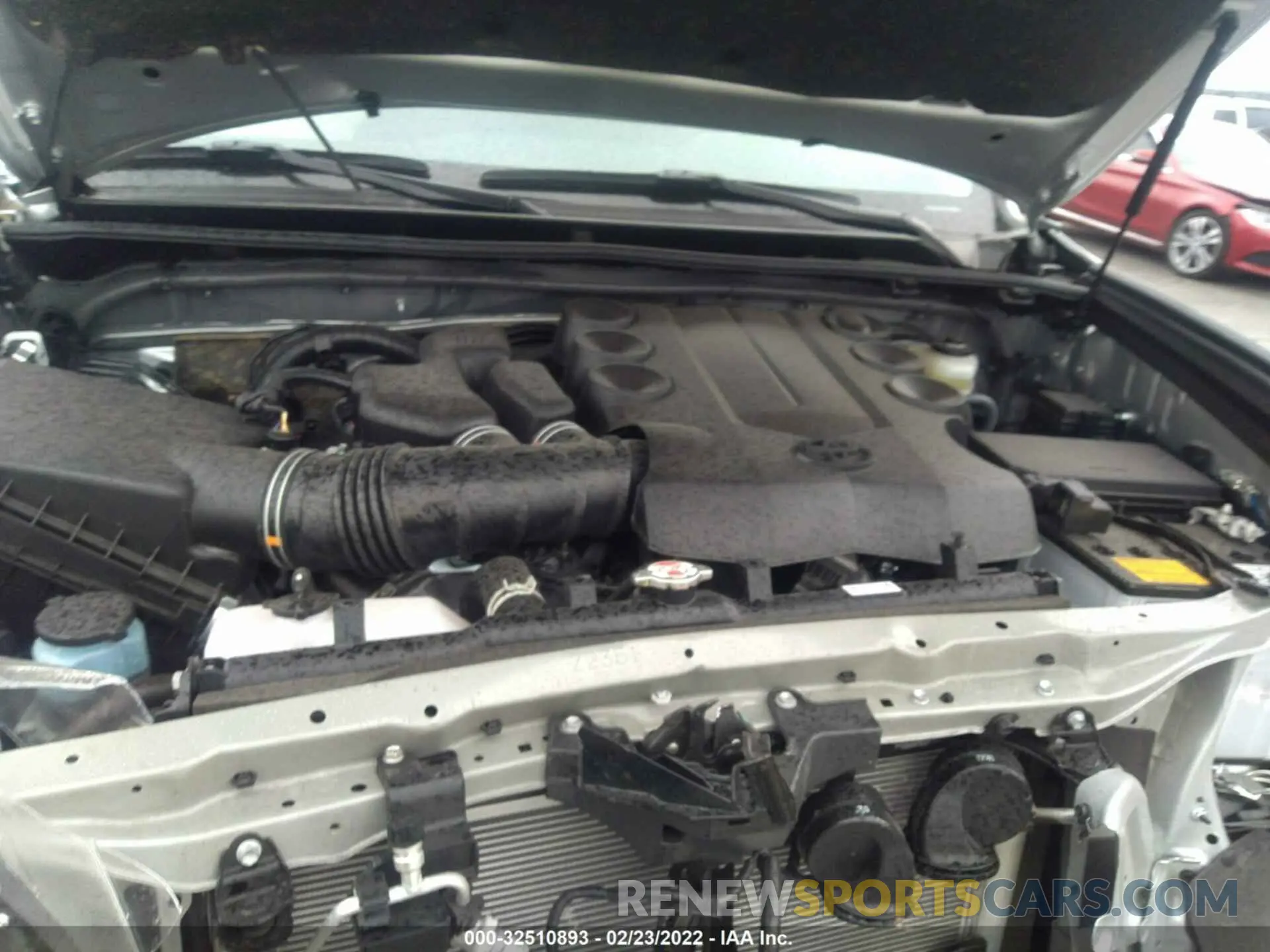10 fotografías del automóvil dañado JTEAU5JR4N5254089 TOYOTA 4RUNNER 2022