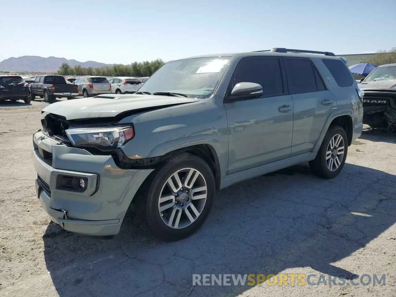 1 fotografías del automóvil dañado JTEAU5JRXN5262715 TOYOTA 4RUNNER 2022