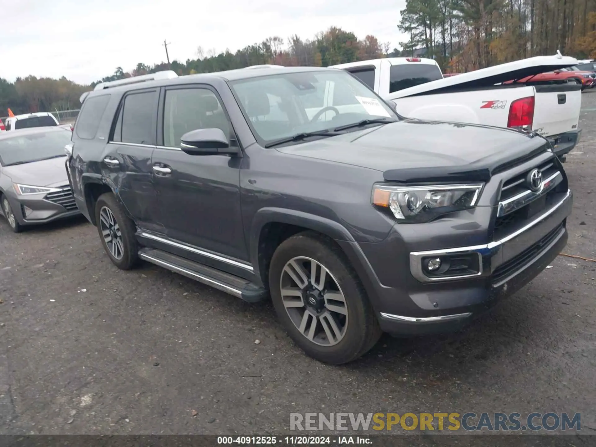 1 fotografías del automóvil dañado JTEDU5JR4N5265767 TOYOTA 4RUNNER 2022